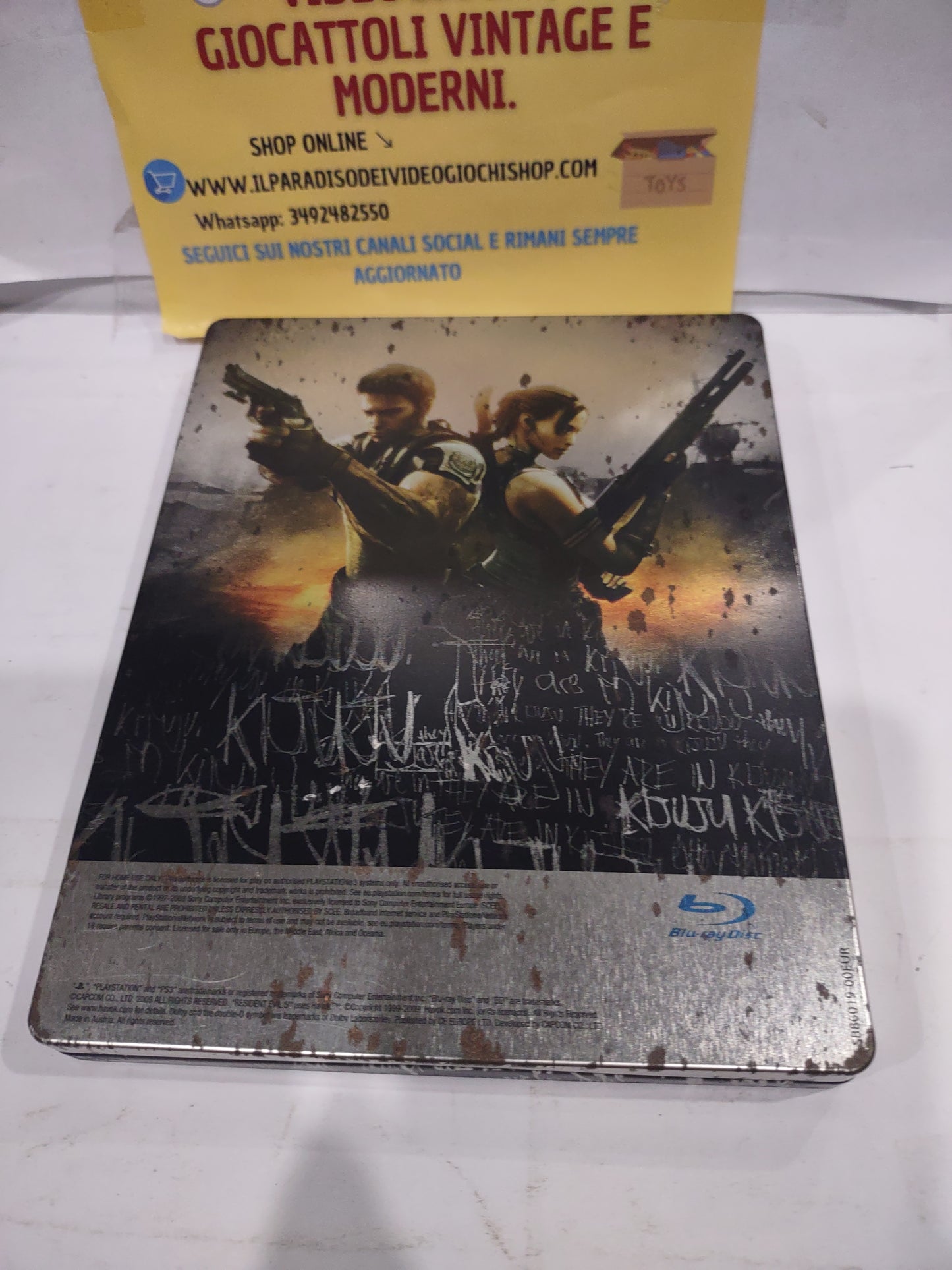 Gioco PlayStation PS3 Resident evil 5 steelbook