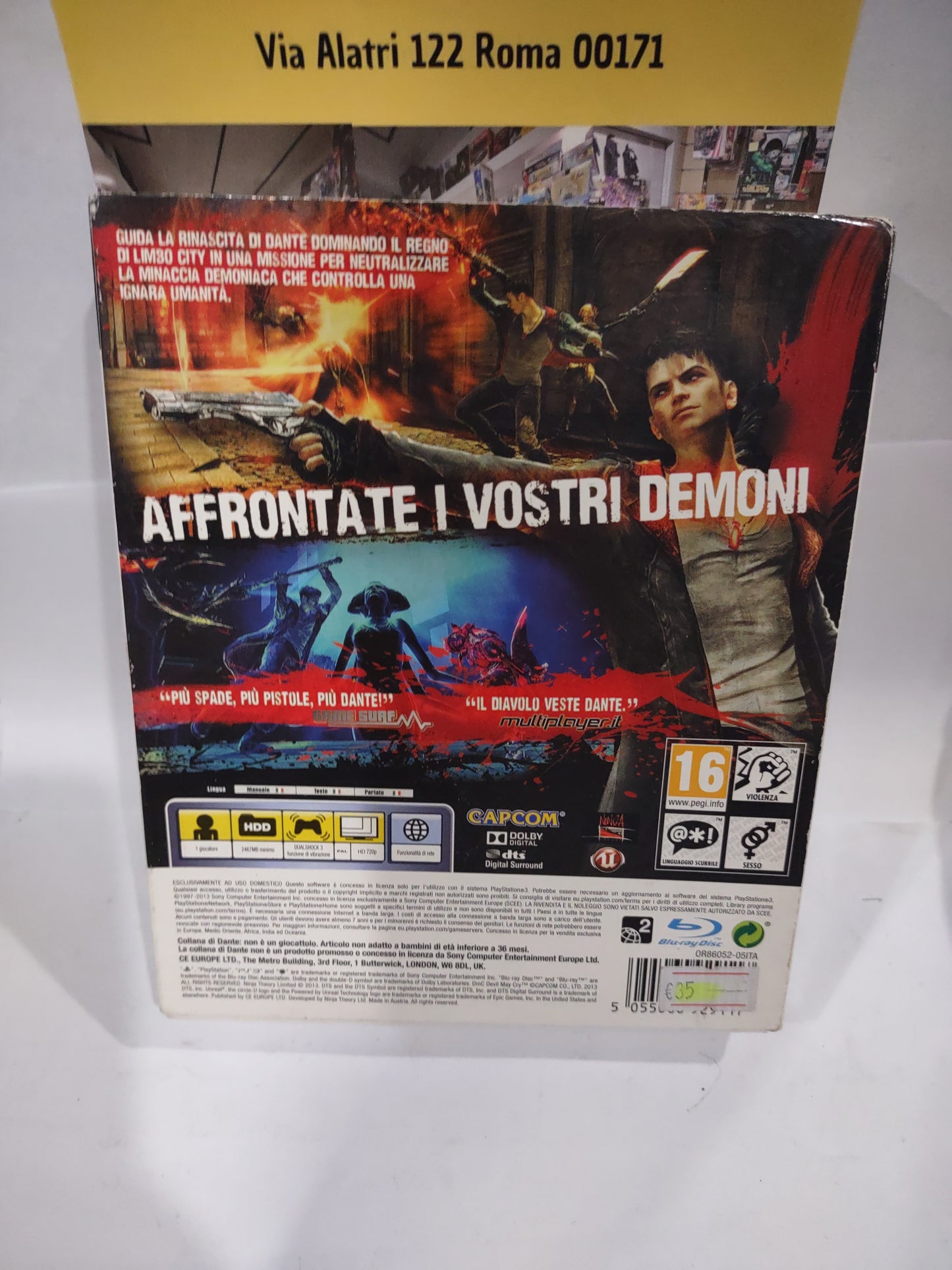 Gioco PlayStation PS3 Devil May cry special edition son of Sparda