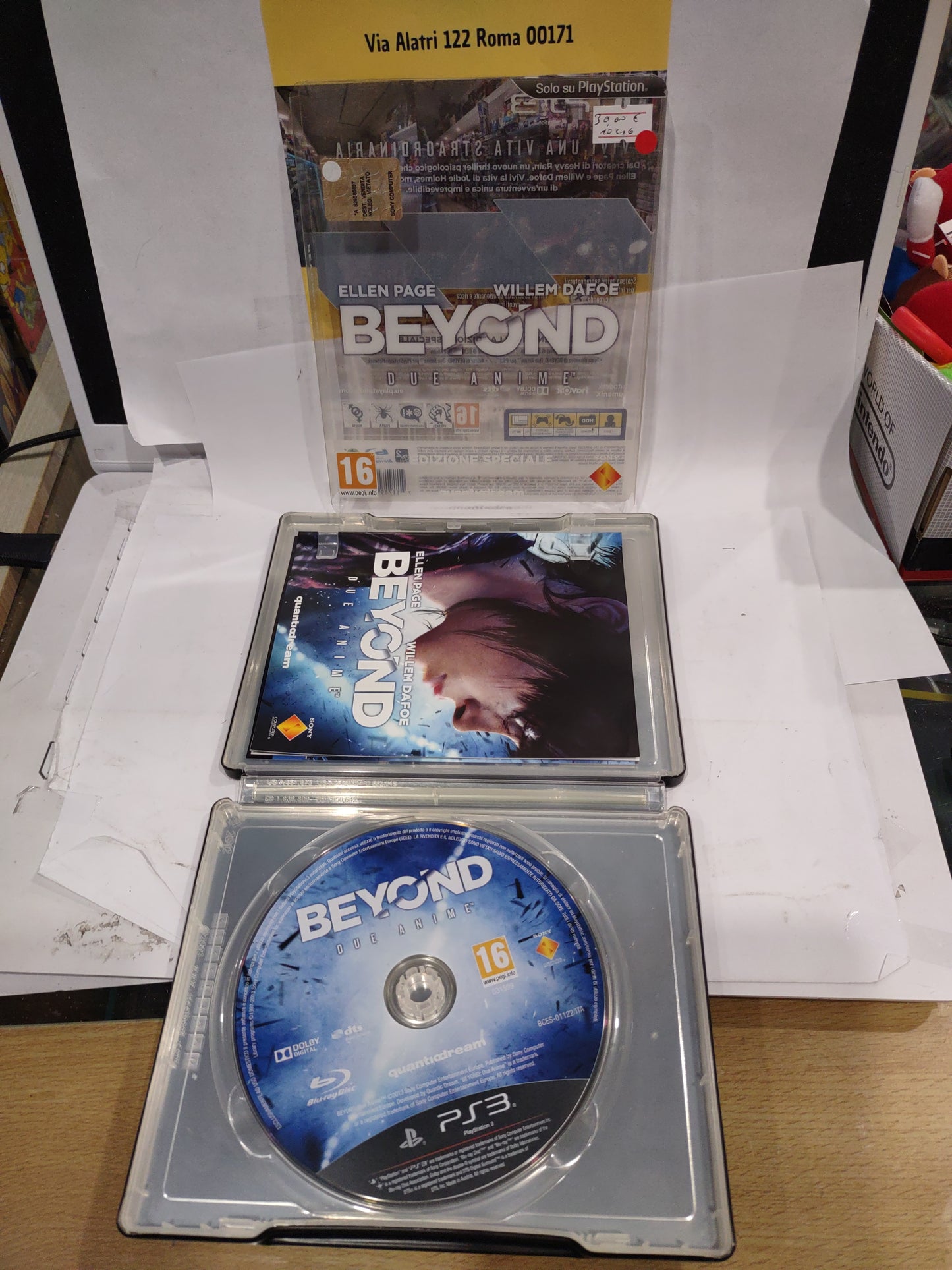 Gioco PlayStation PS3 beyond due anime edizione speciale steelbook