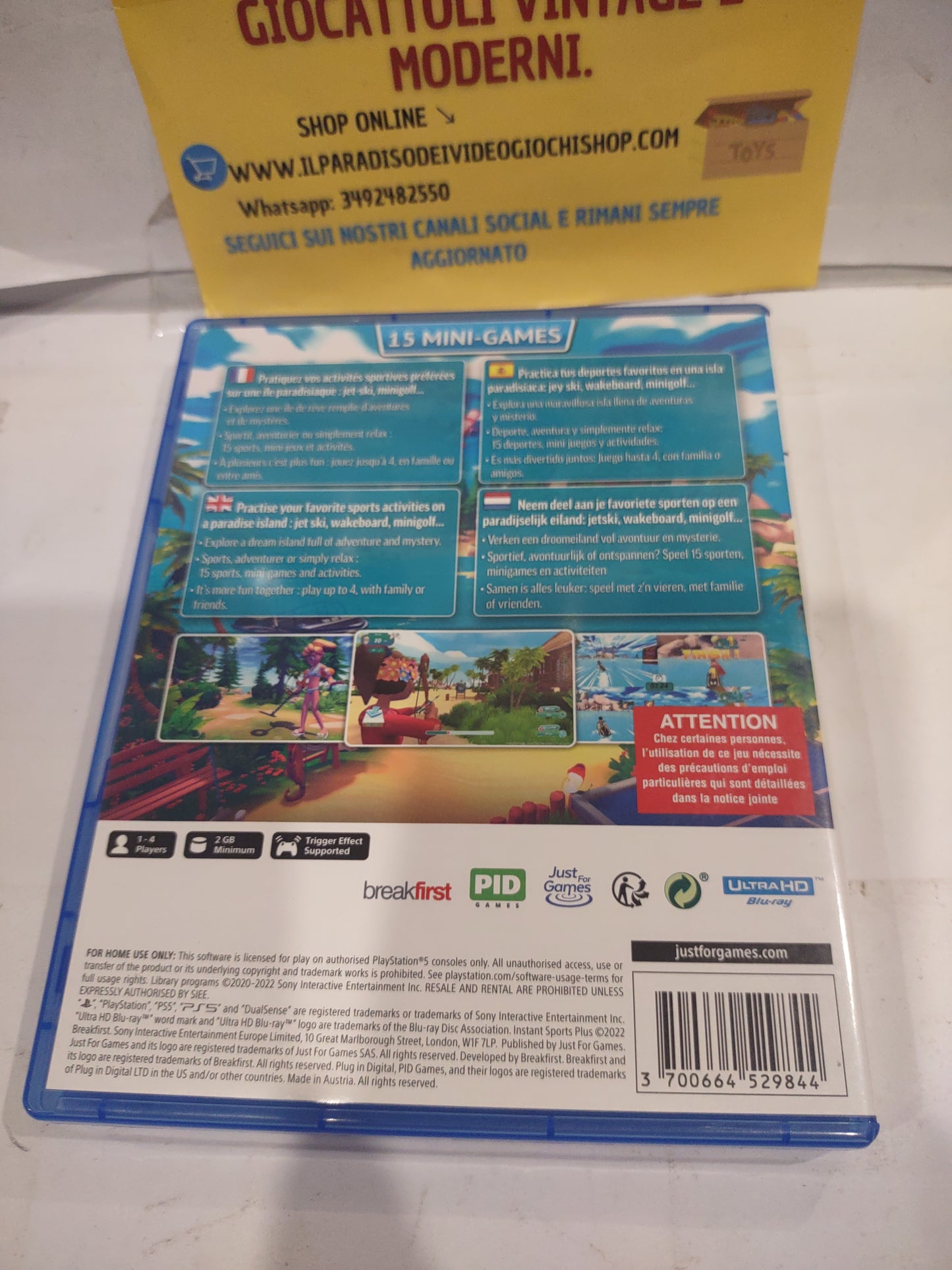 Gioco PlayStation ps5 instant sports plus