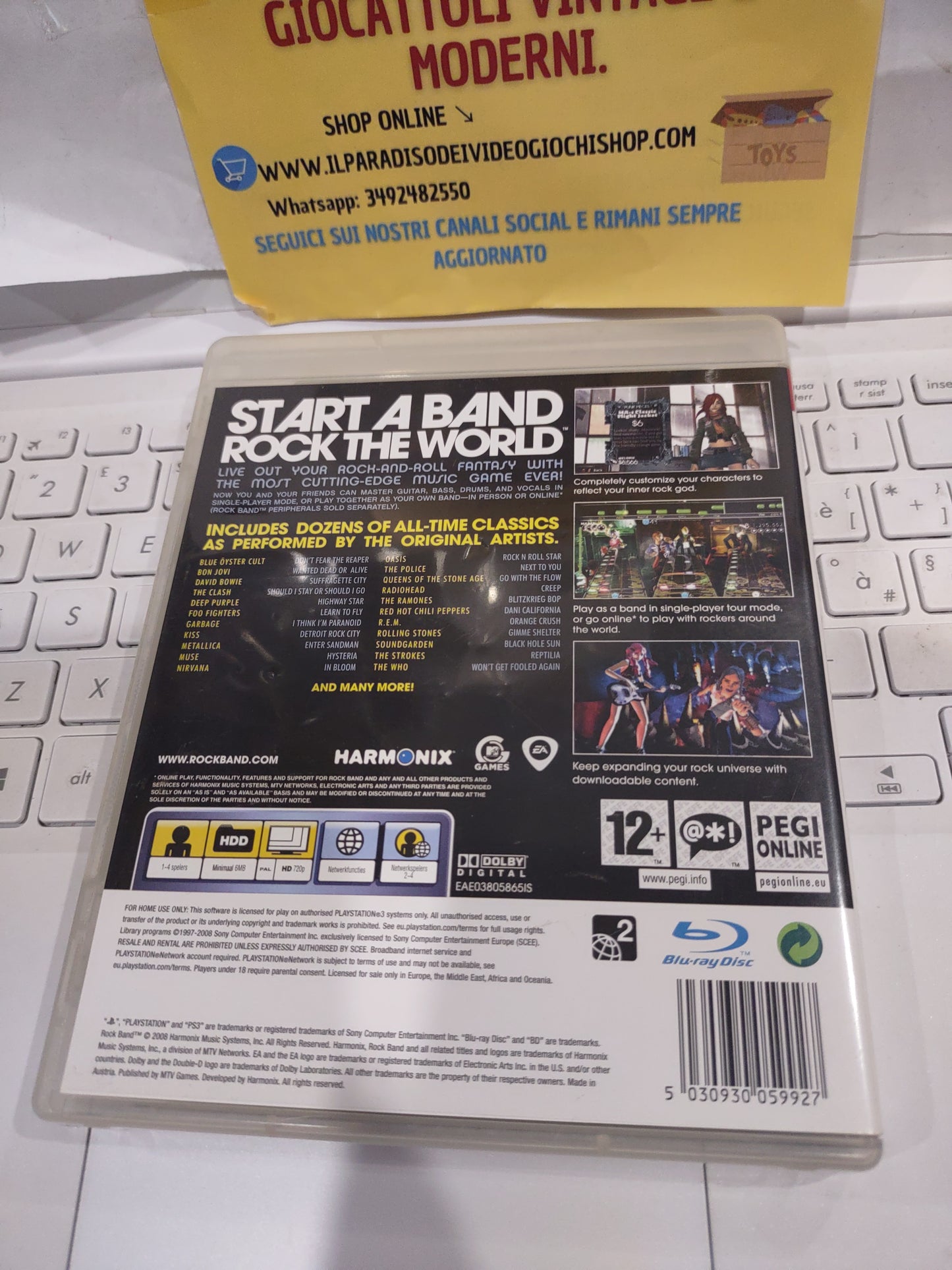 Gioco PlayStation ps3 rockband 1