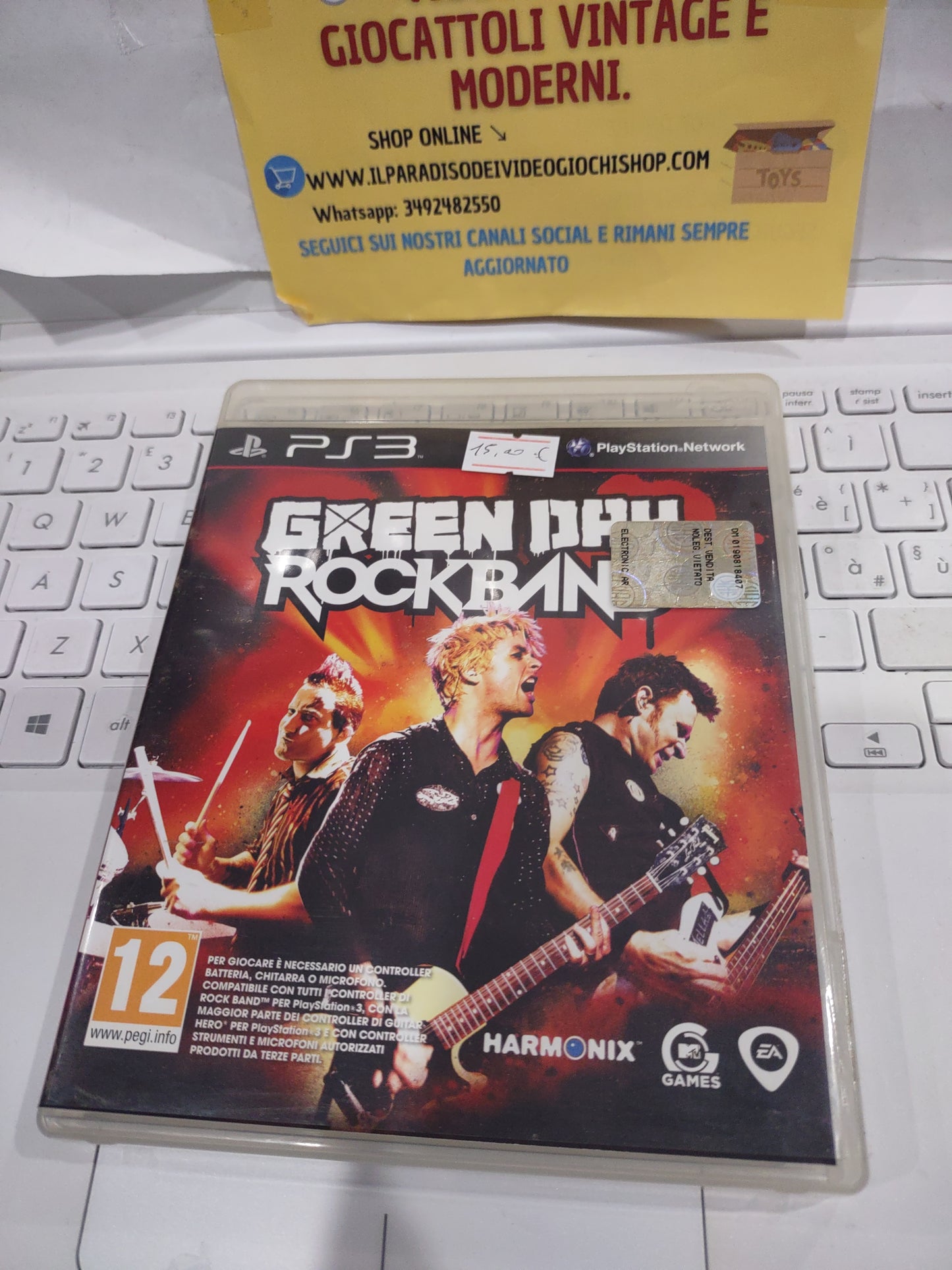 Gioco raro PlayStation ps3 green day rockband