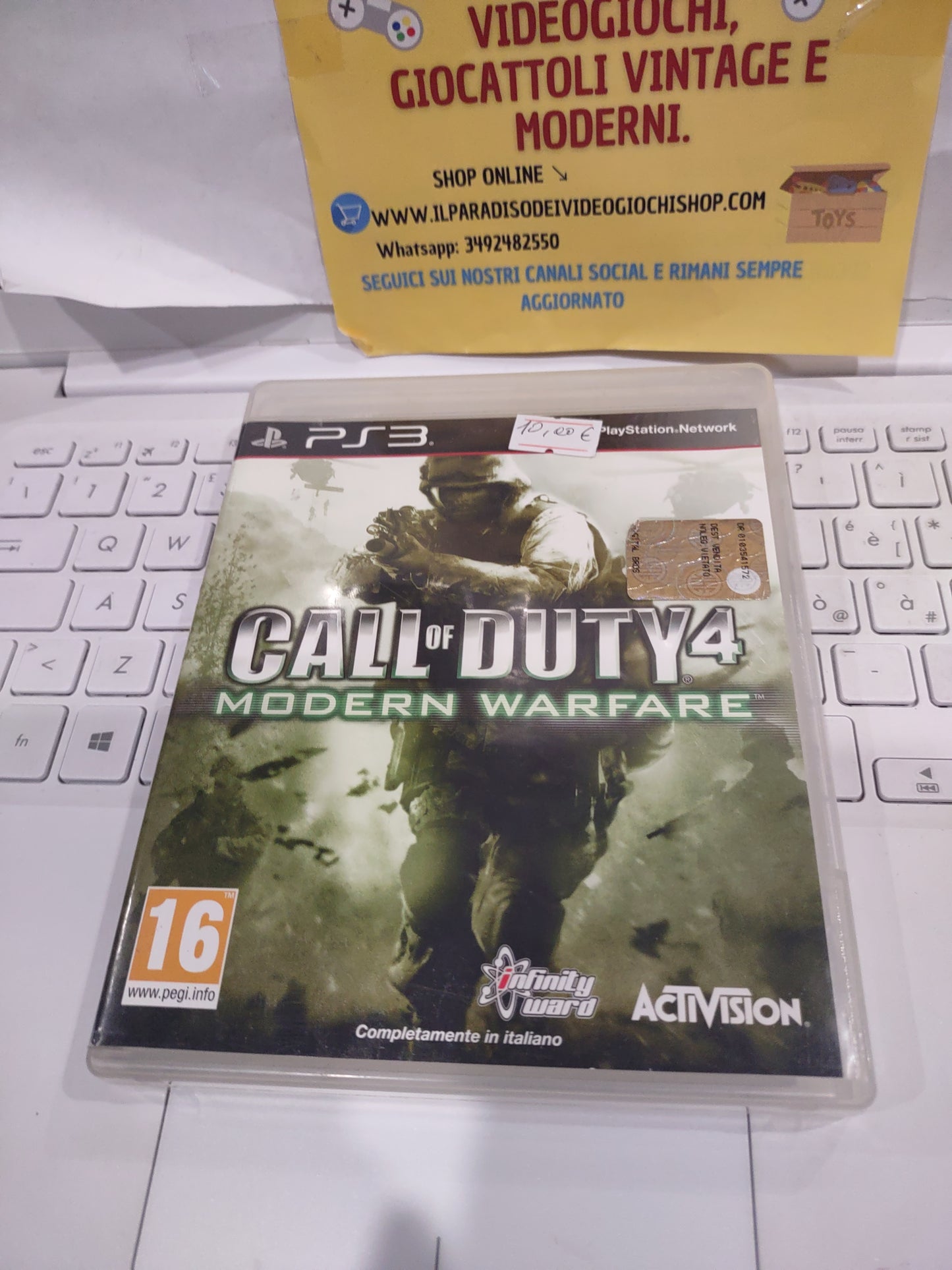 Gioco PlayStation ps3 call of duty modern warfare 4