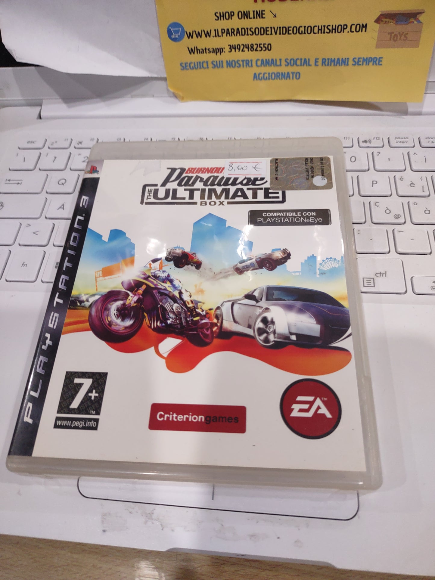 Gioco PlayStation ps3 burnout paradise the ultimate box