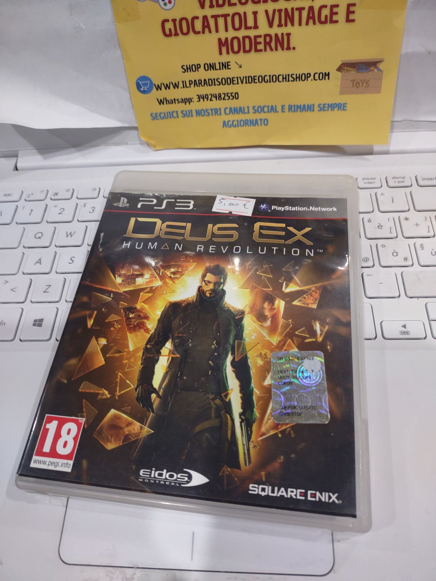 Gioco PlayStation ps3 Deus ex human Revolution