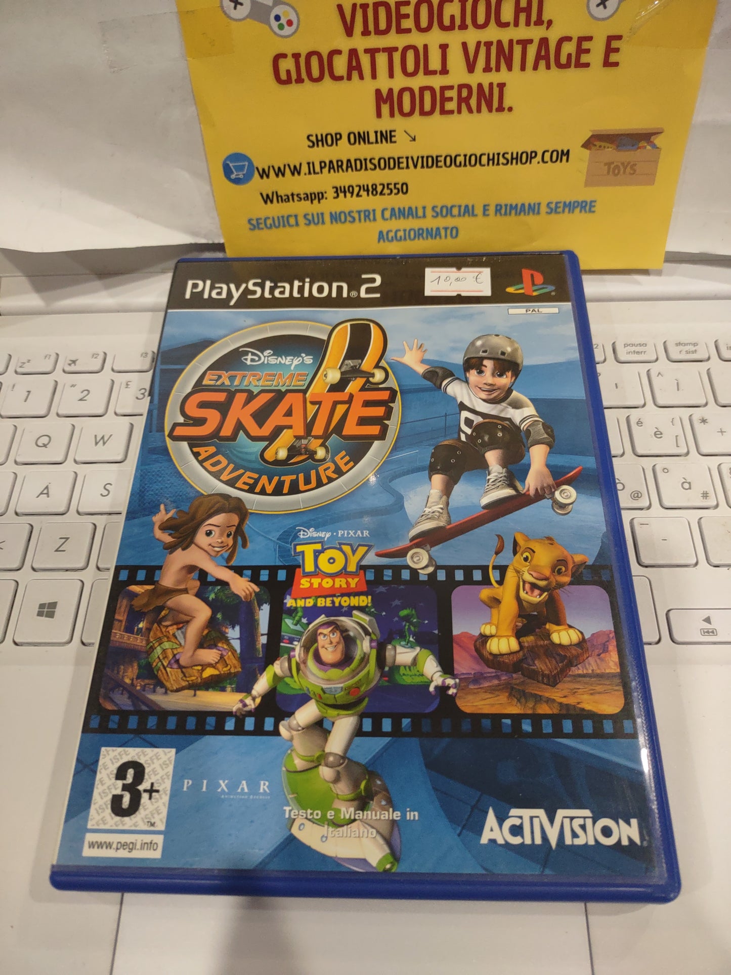 Gioco PlayStation PS2 Disney skate Extreme Adventure