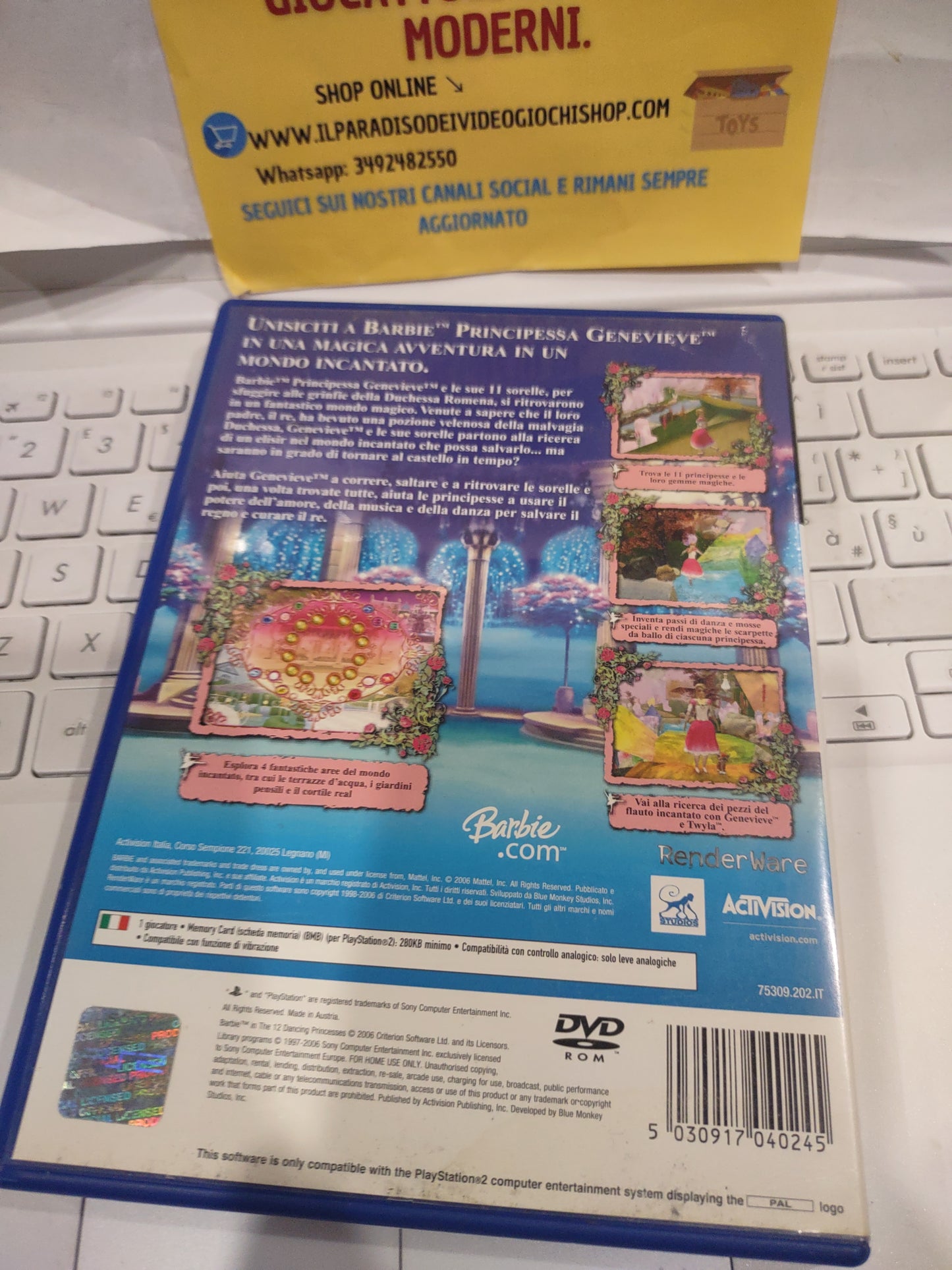Gioco PlayStation PS2 Barbie principesse danzanti
