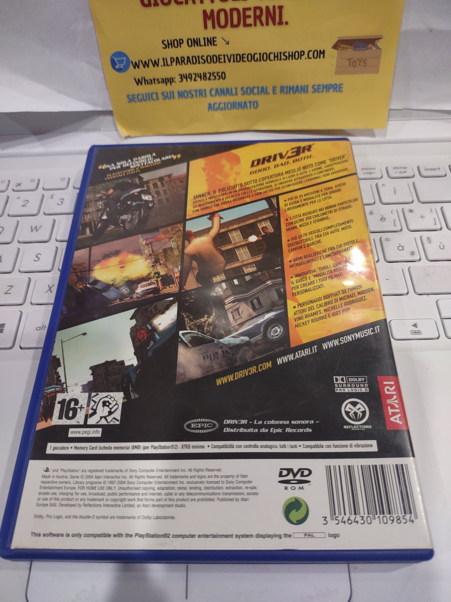 Gioco PlayStation PS2 driver 3