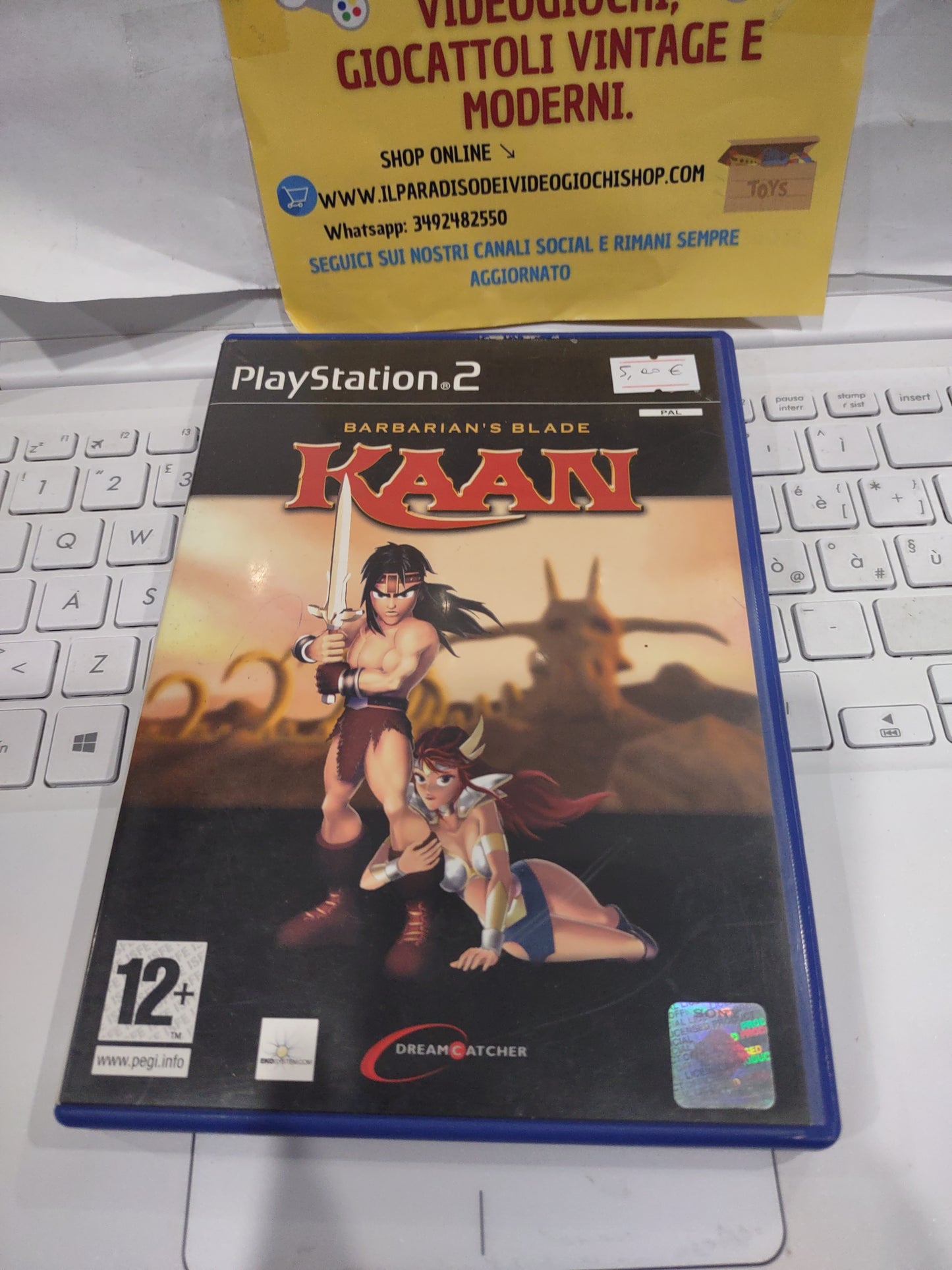 Gioco PlayStation PS2 barbarian's Blade Kaan ita