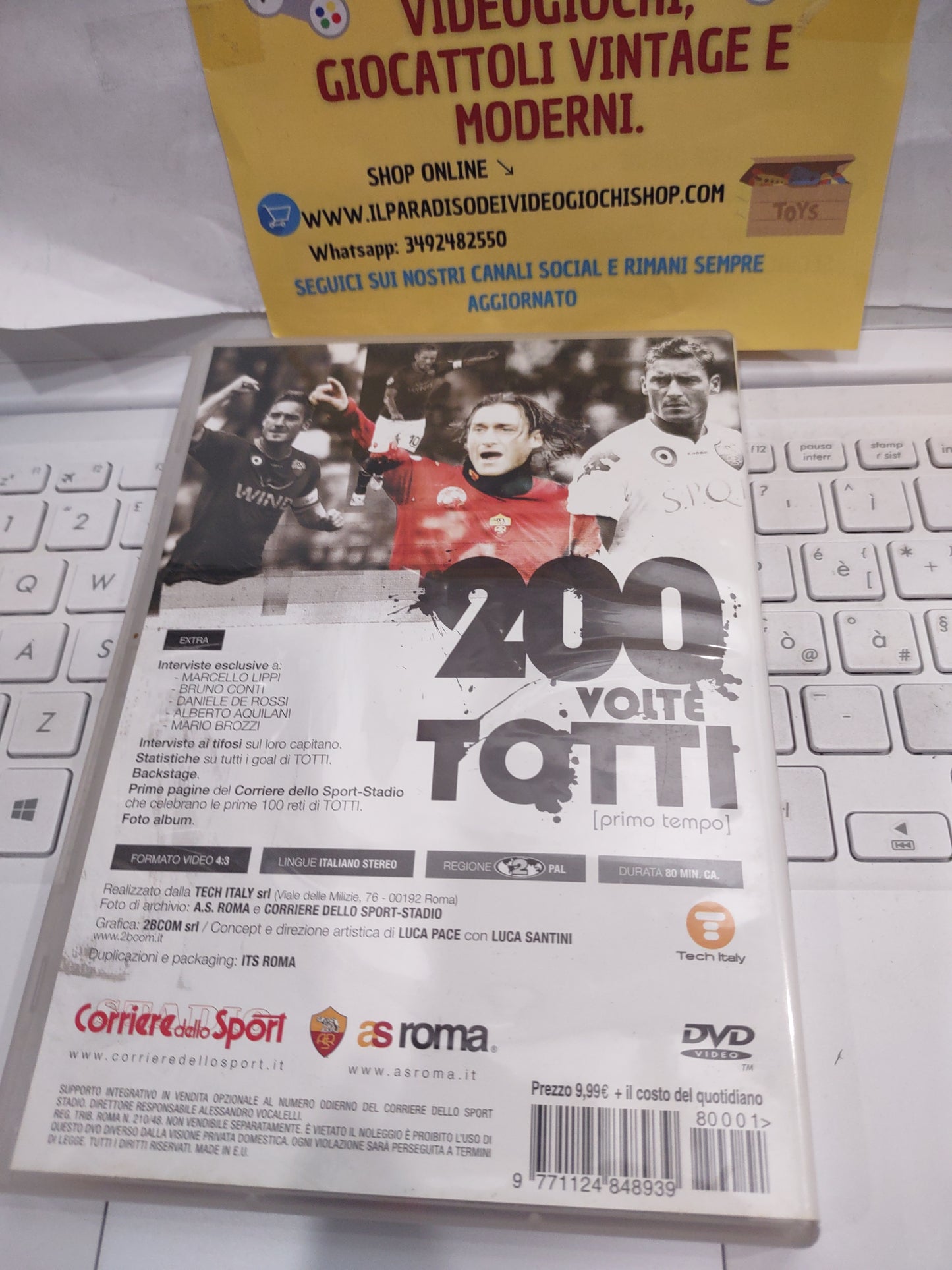 DVD as Roma 200 volte Totti primo tempo