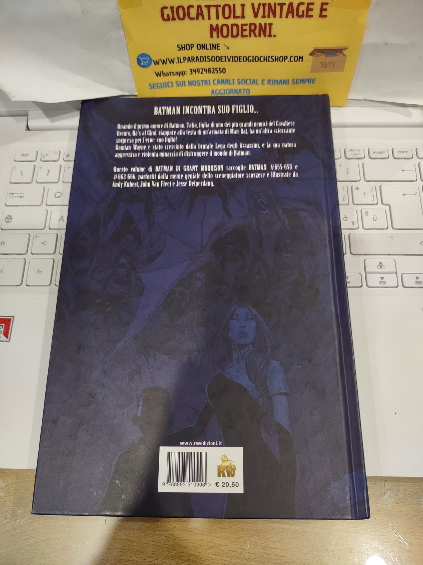 Fumetto Lion DC comics Batman e figlio di Grant Morrison