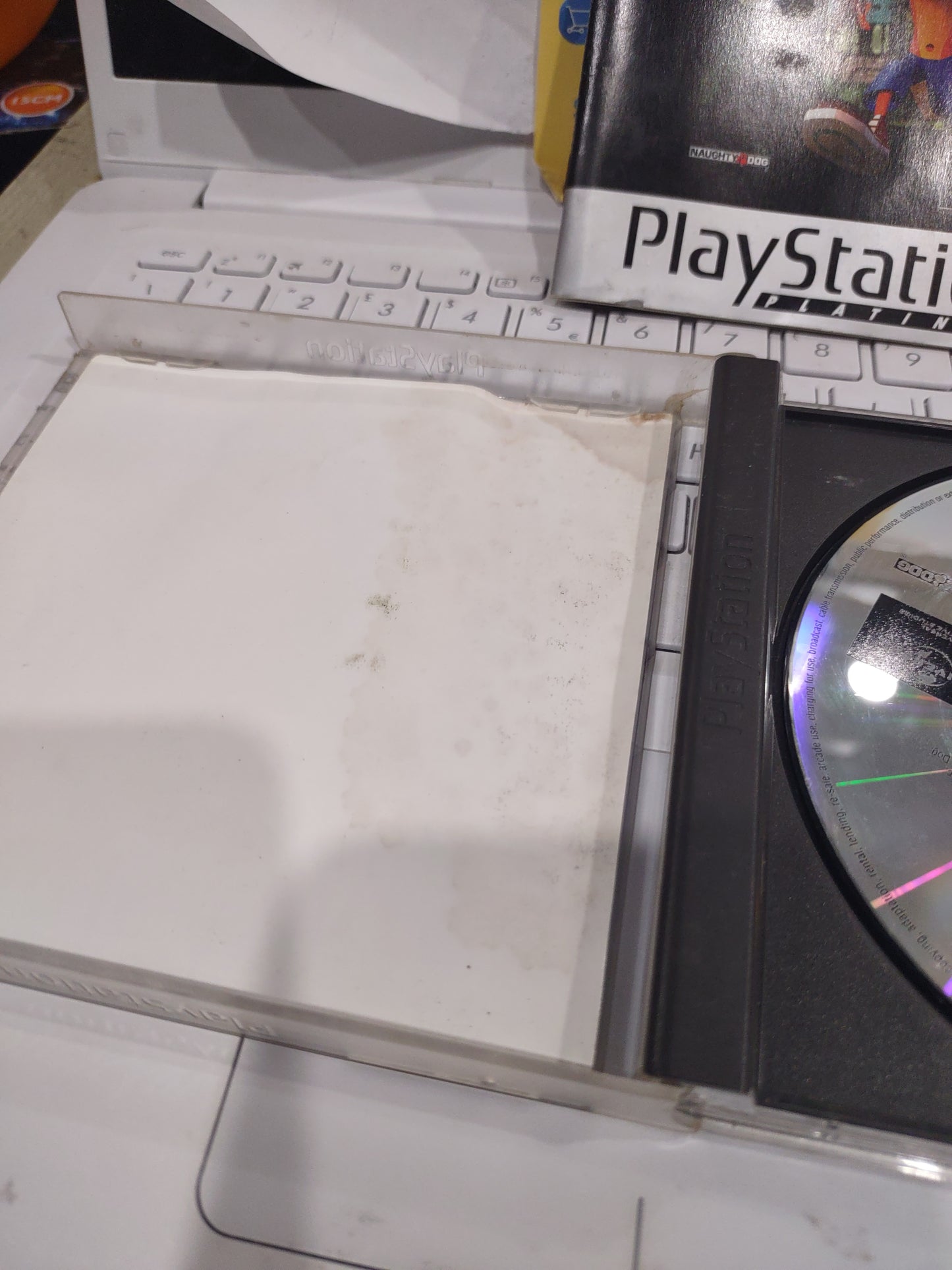 Gioco PlayStation PS1 crash Bandicoot 1 Platinum multi Ita
