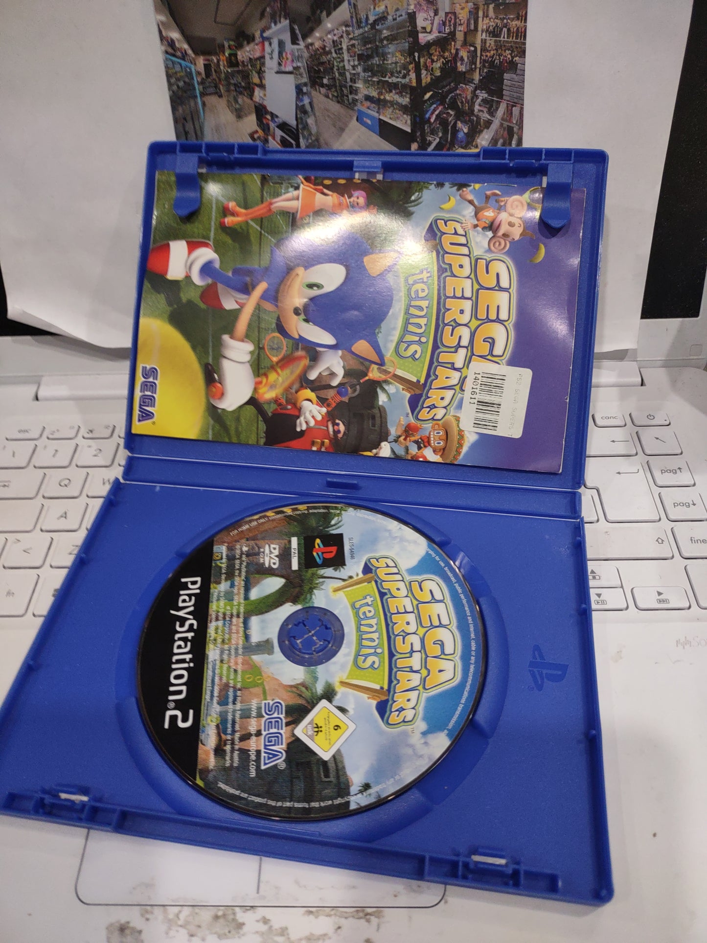 Gioco PlayStation PS2 sega superstars tennis Sonic