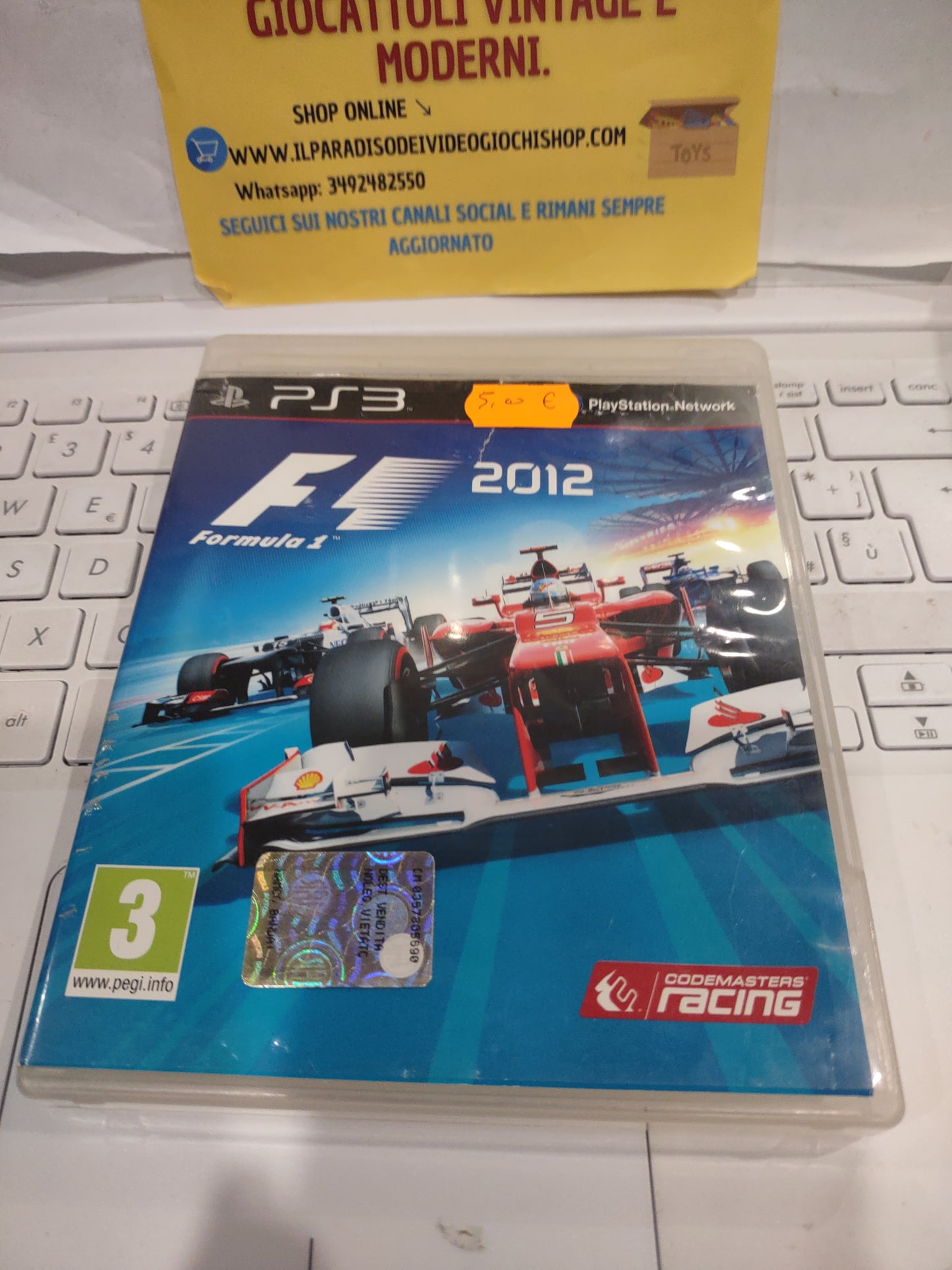 Gioco PlayStation ps3 formula F1 2012