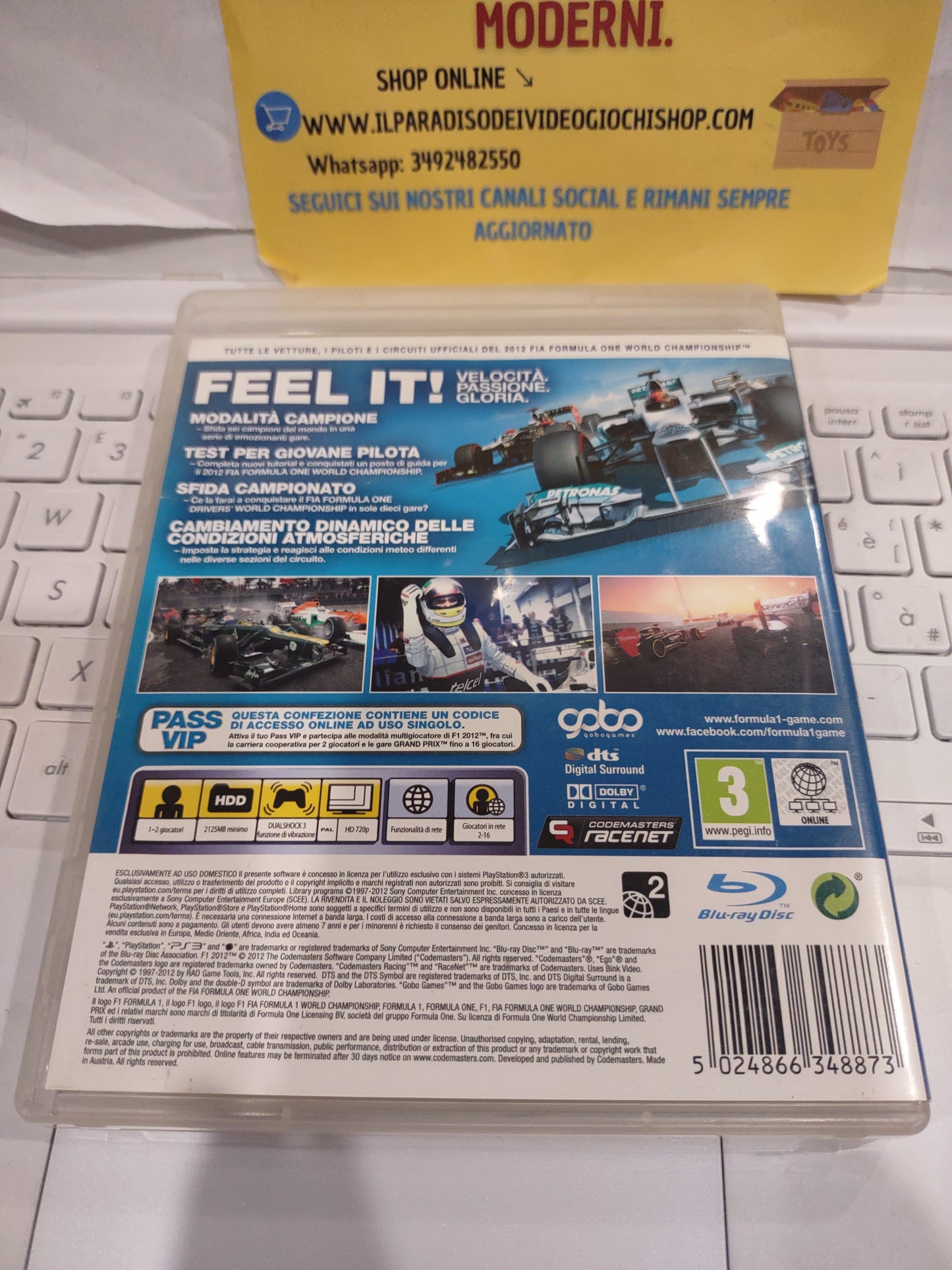 Gioco PlayStation ps3 formula F1 2012
