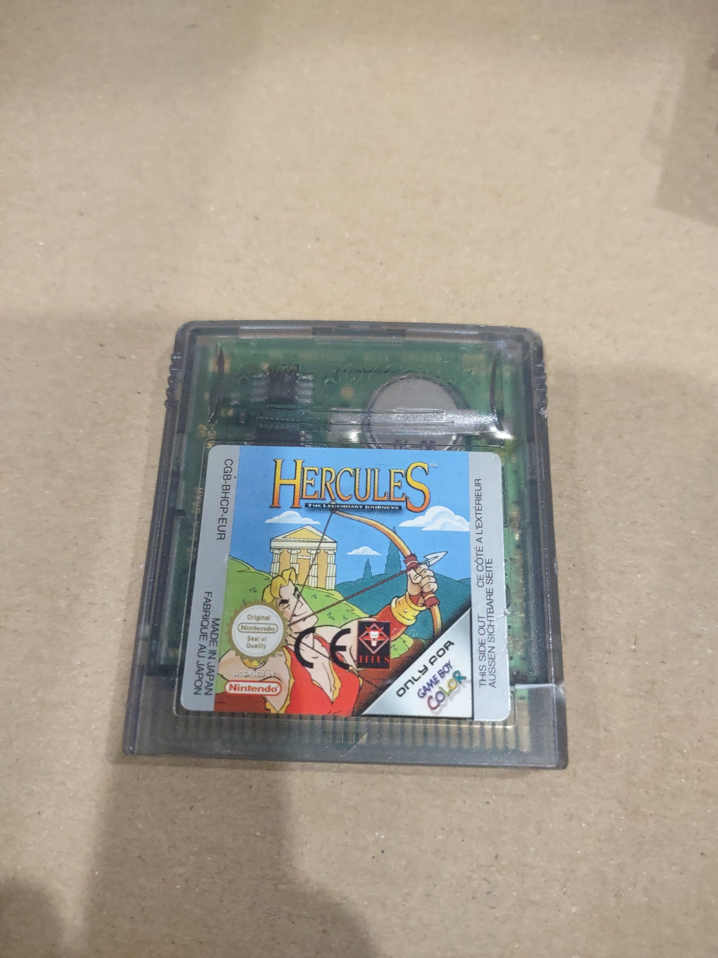 Gioco Nintendo game boy color Hercules the legendary