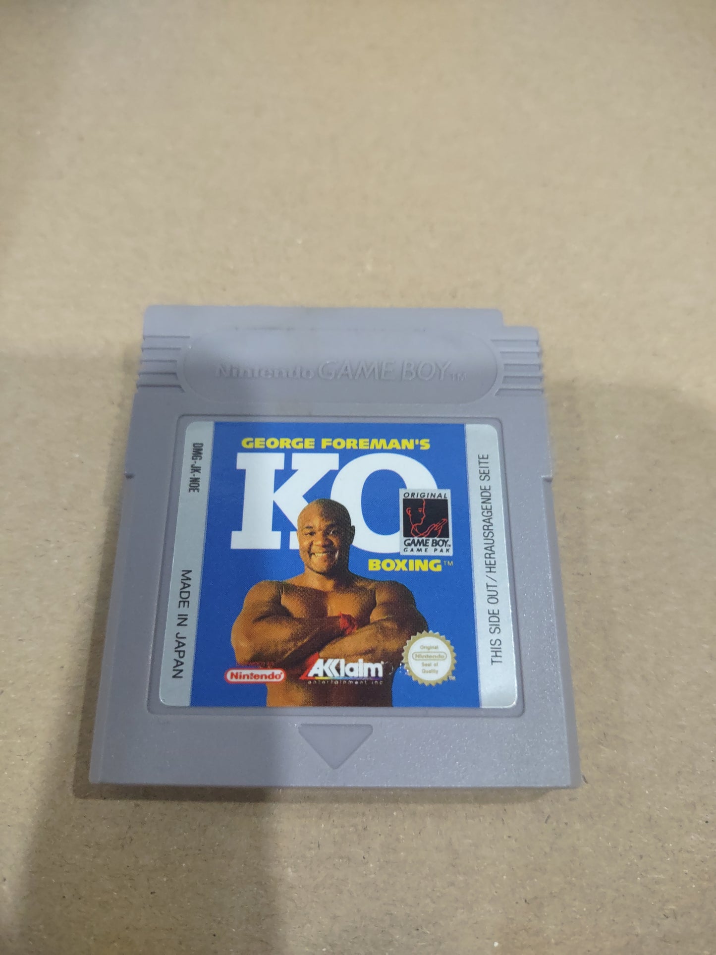 Gioco Nintendo game boy KO George Foreman