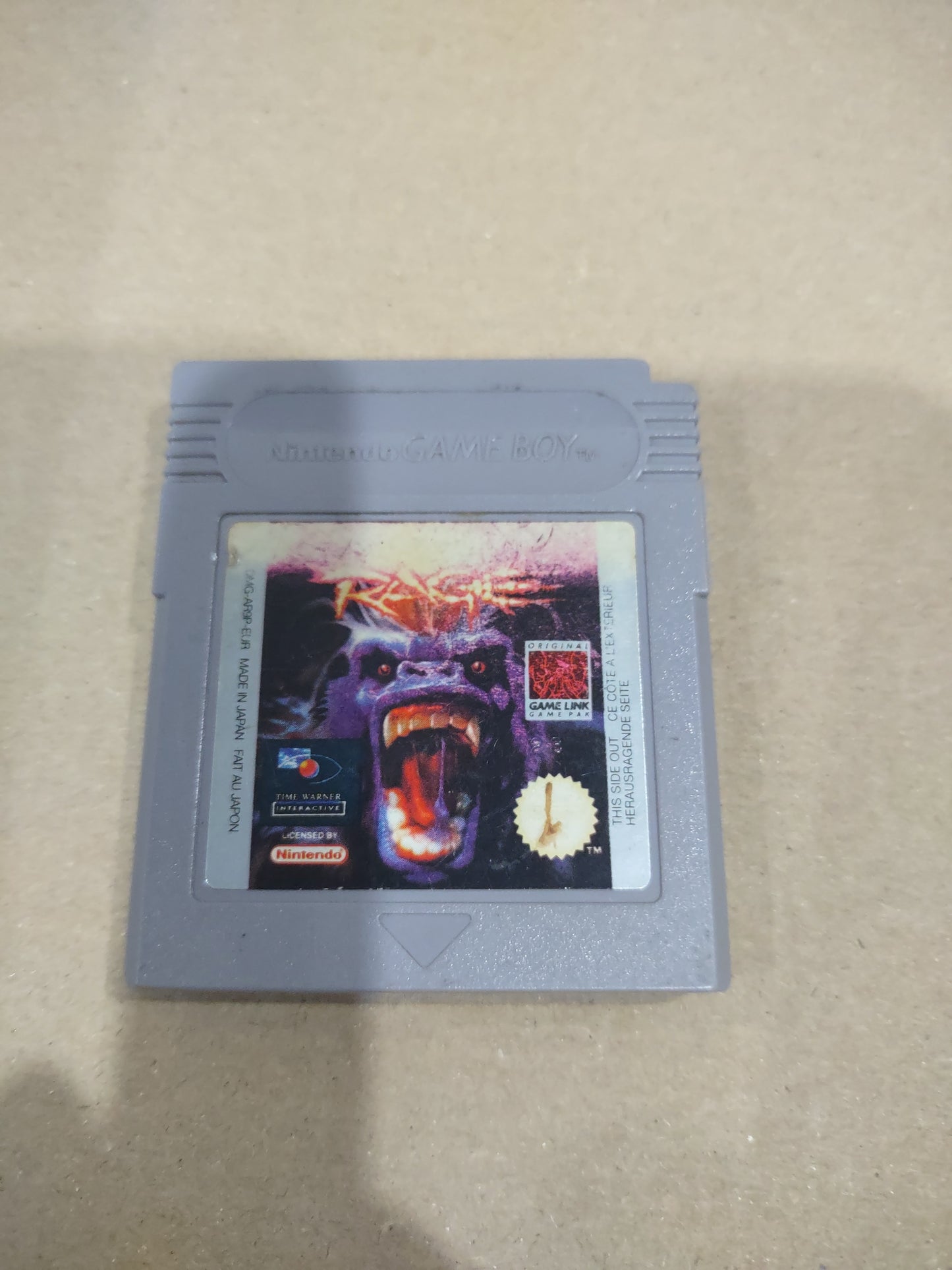 Gioco Nintendo game boy rage