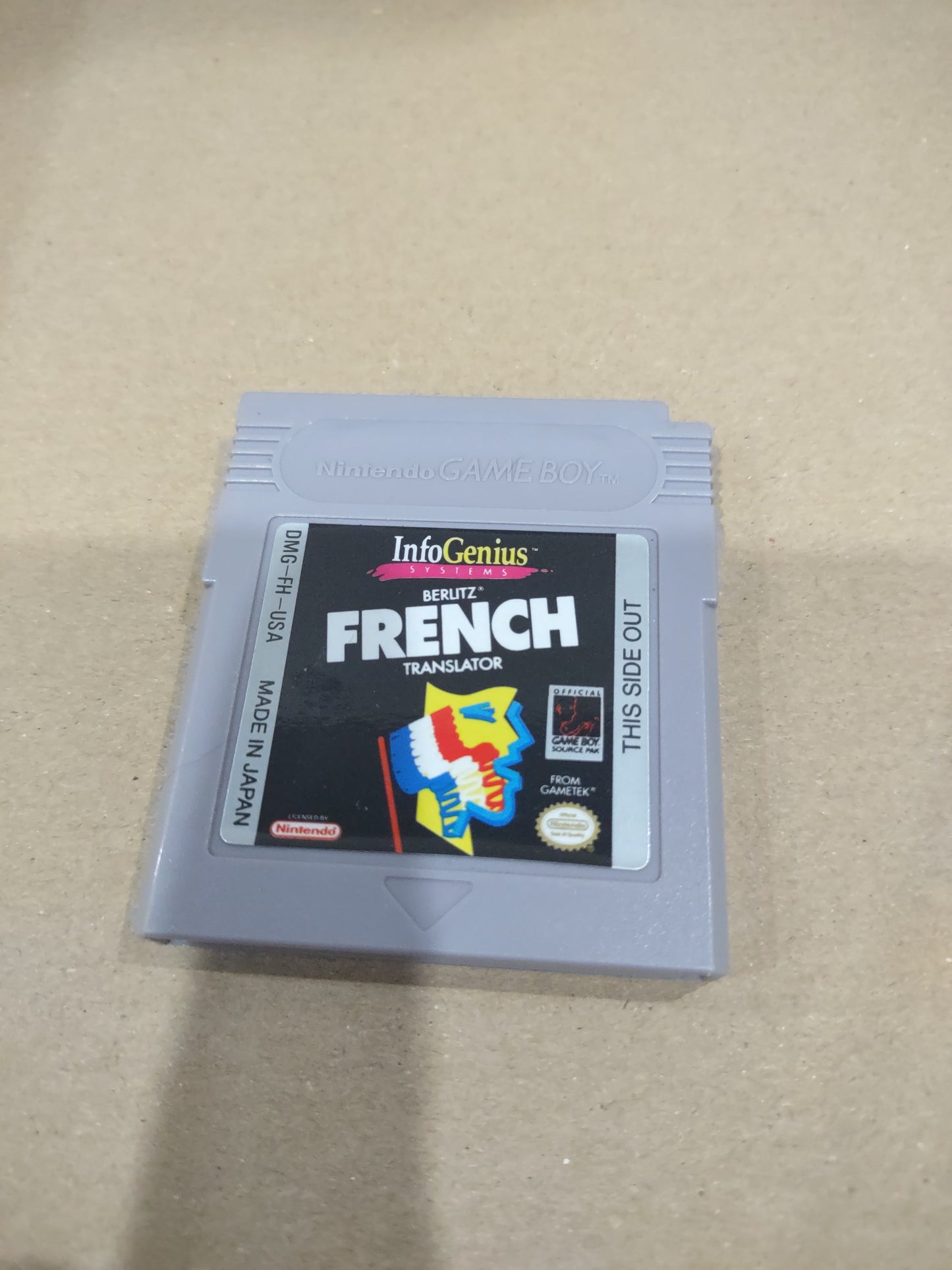 Gioco Nintendo gameboy info Genius french