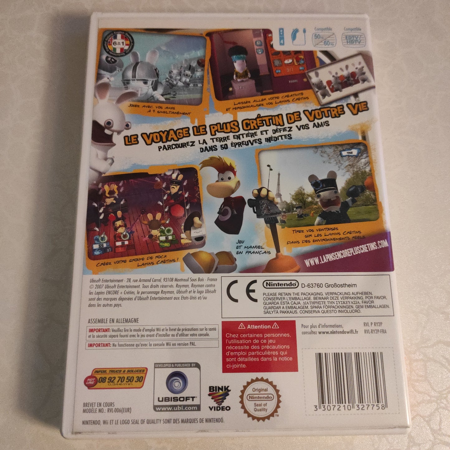 Gioco Nintendo Wii Rayman lapins encore