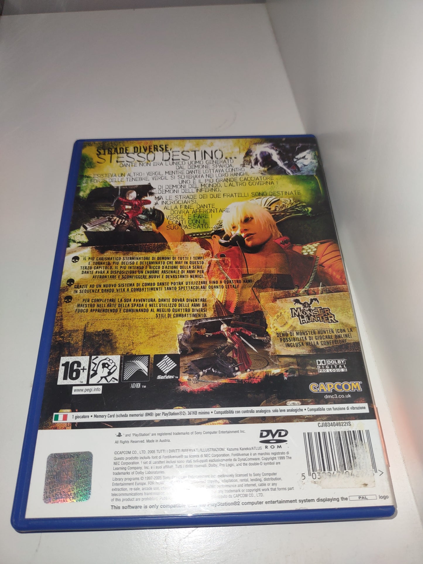 Gioco PlayStation PS2 Devil May cry 3
