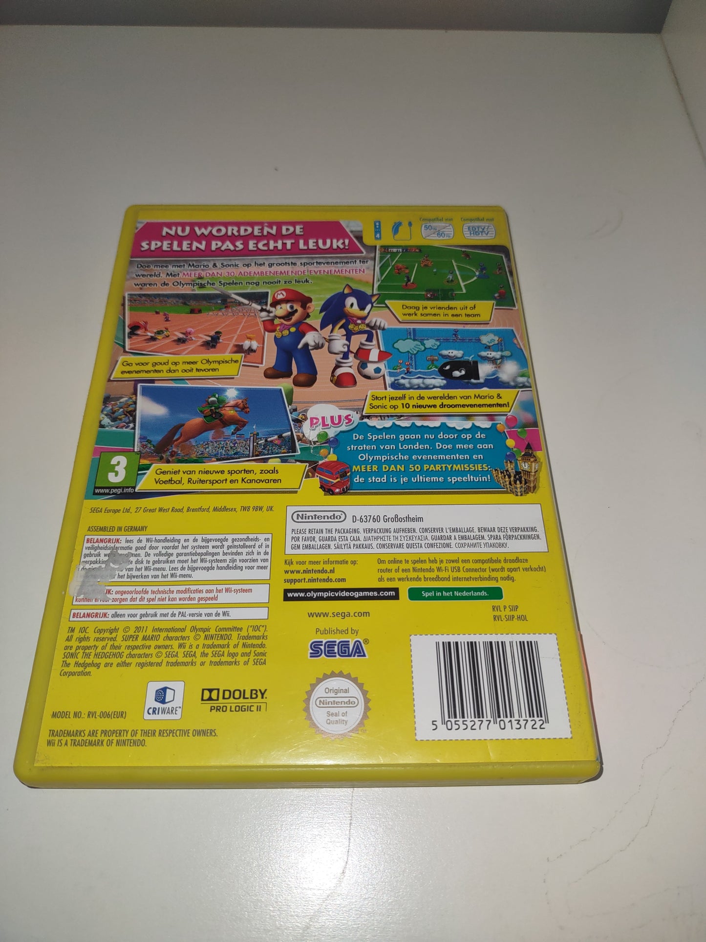 Gioco Nintendo Wii Mario e Sonic alle olimpiadi di Londra 2012