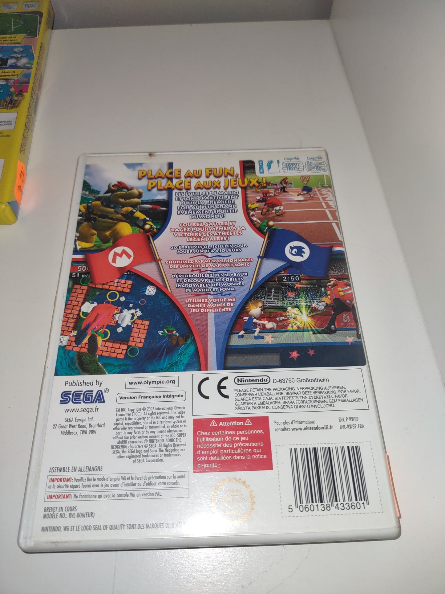 Gioco Nintendo Wii mario e Sonic ai giochi olimpici beijing 2008