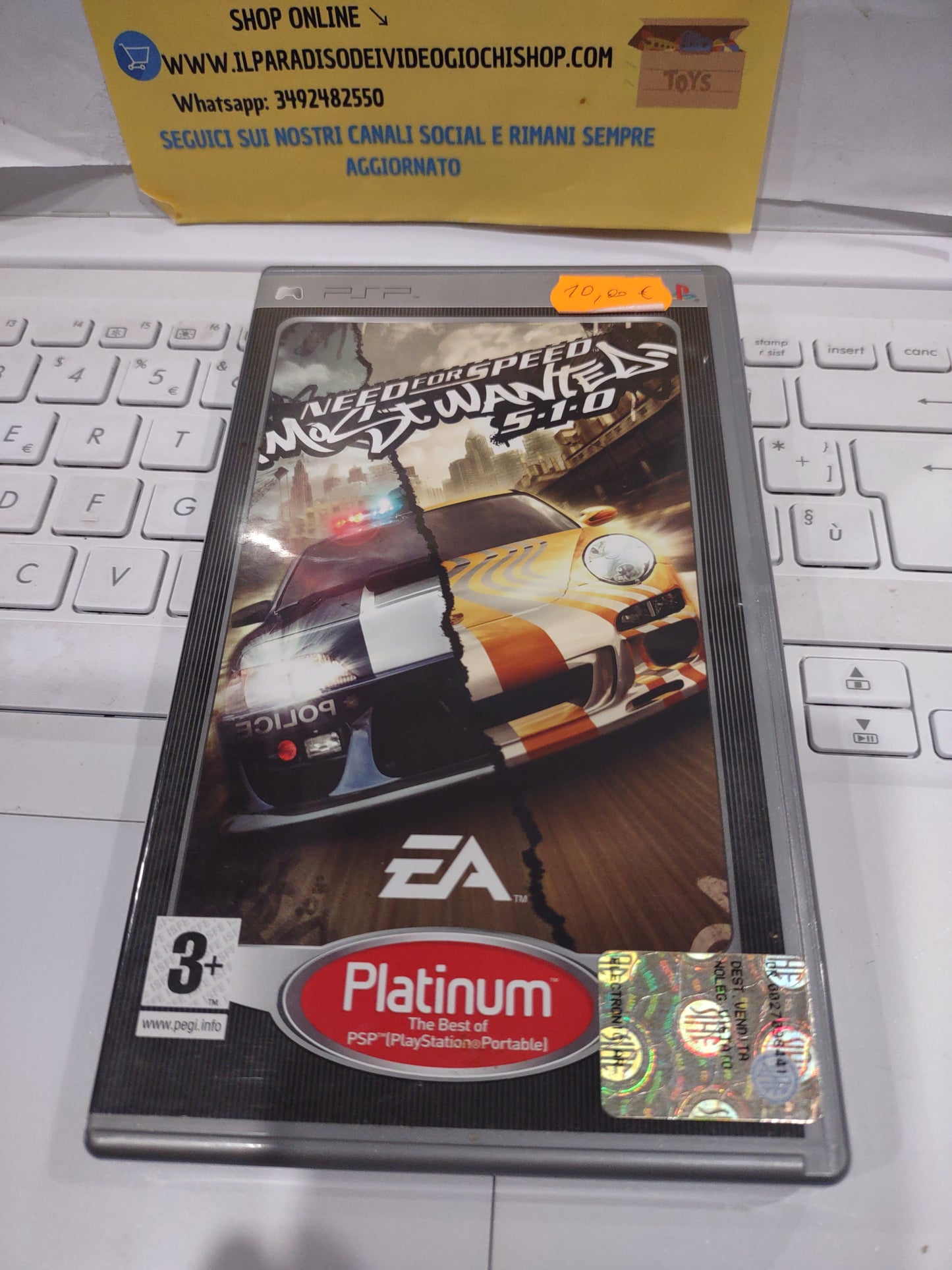Gioco PlayStation PSP Need for Speed most wanted 5.1.0