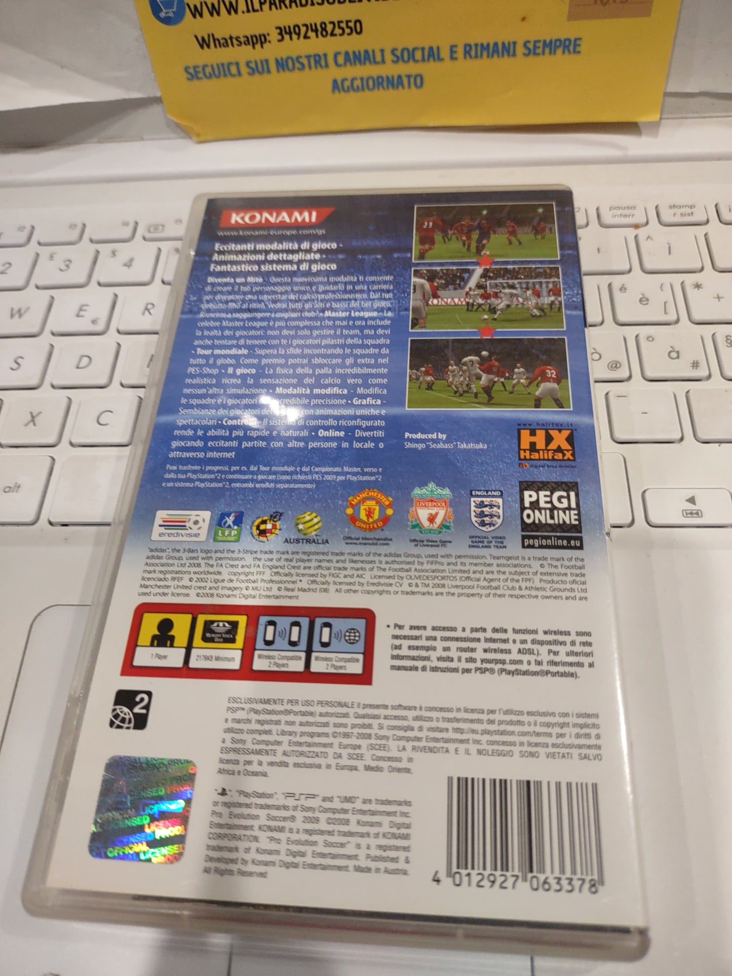 Gioco PlayStation PSP Pes 2009