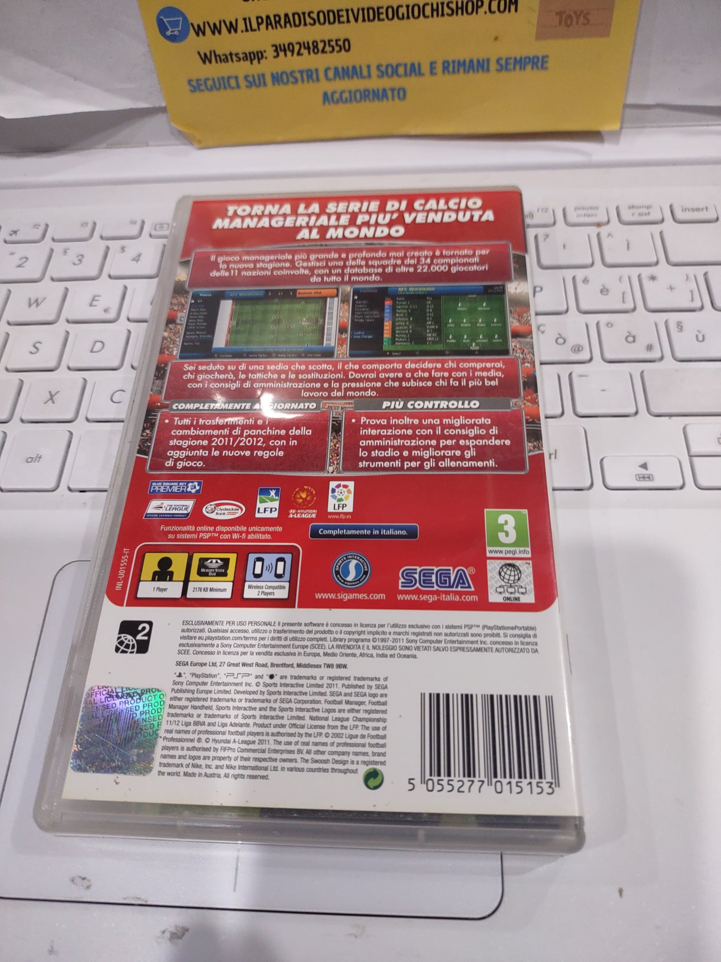 Gioco PlayStation PSP football manager handheld 2012