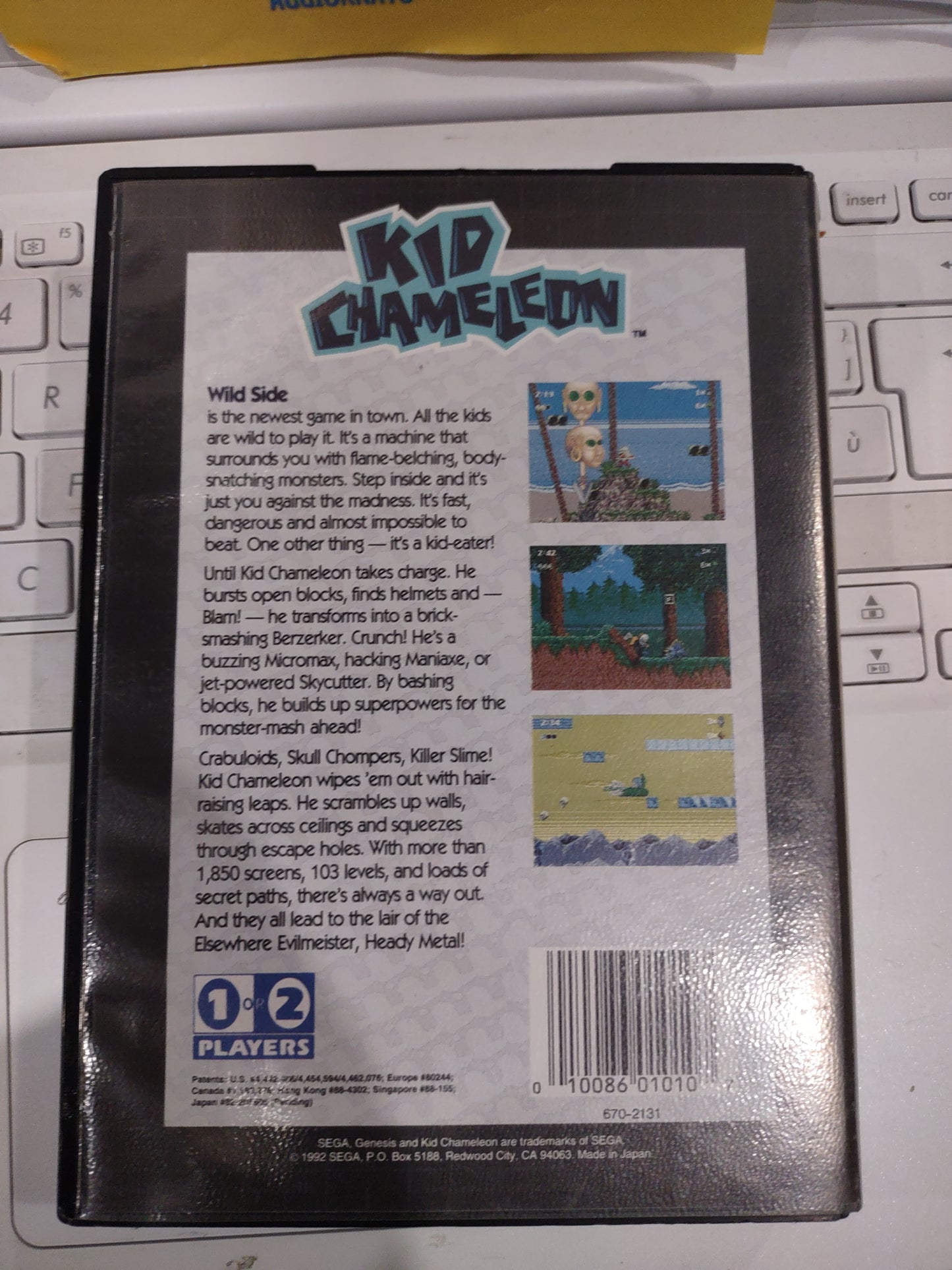 Gioco sega Mega drive Genesis kid chameleon