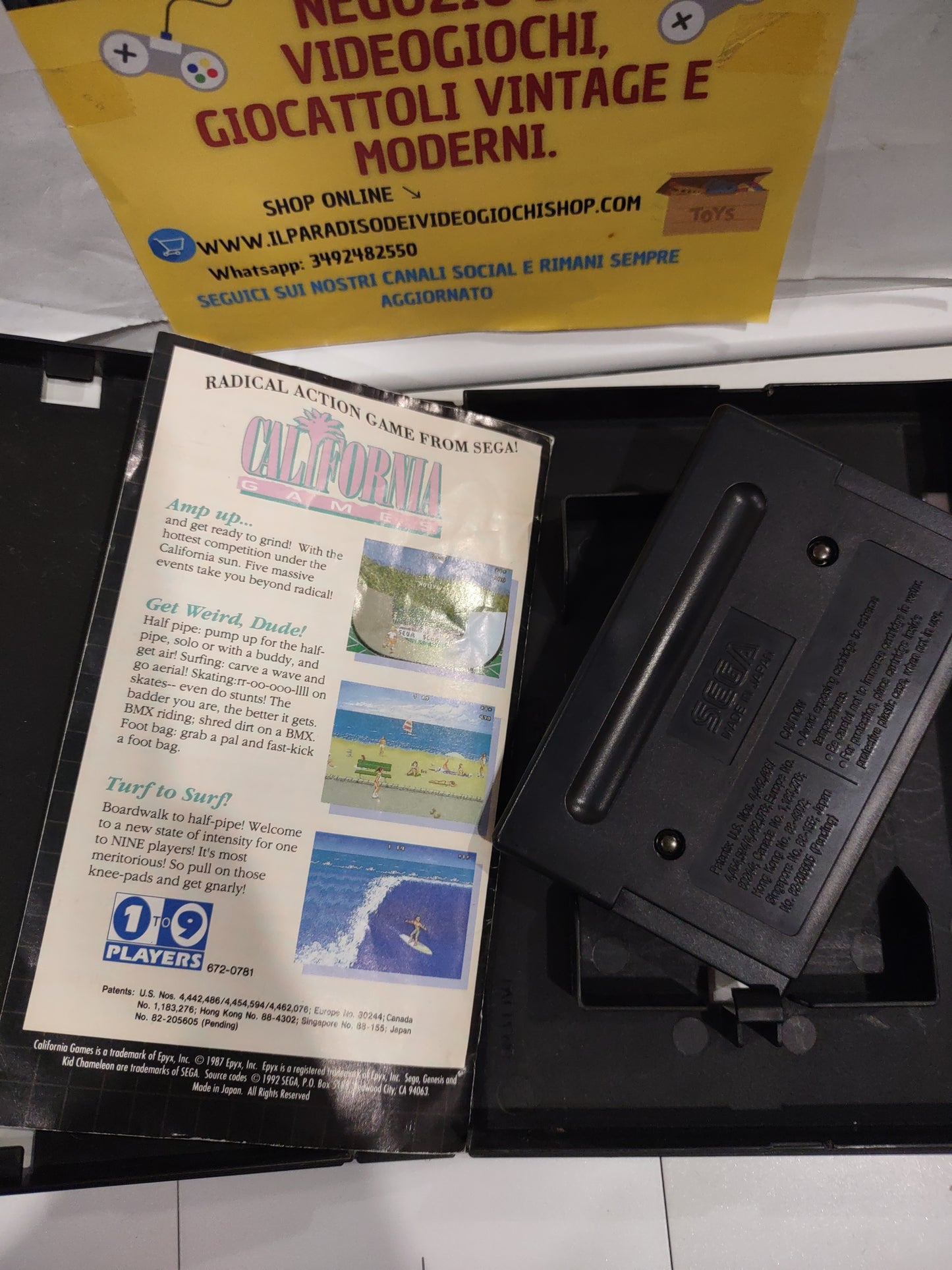 Gioco sega Mega drive Genesis kid chameleon