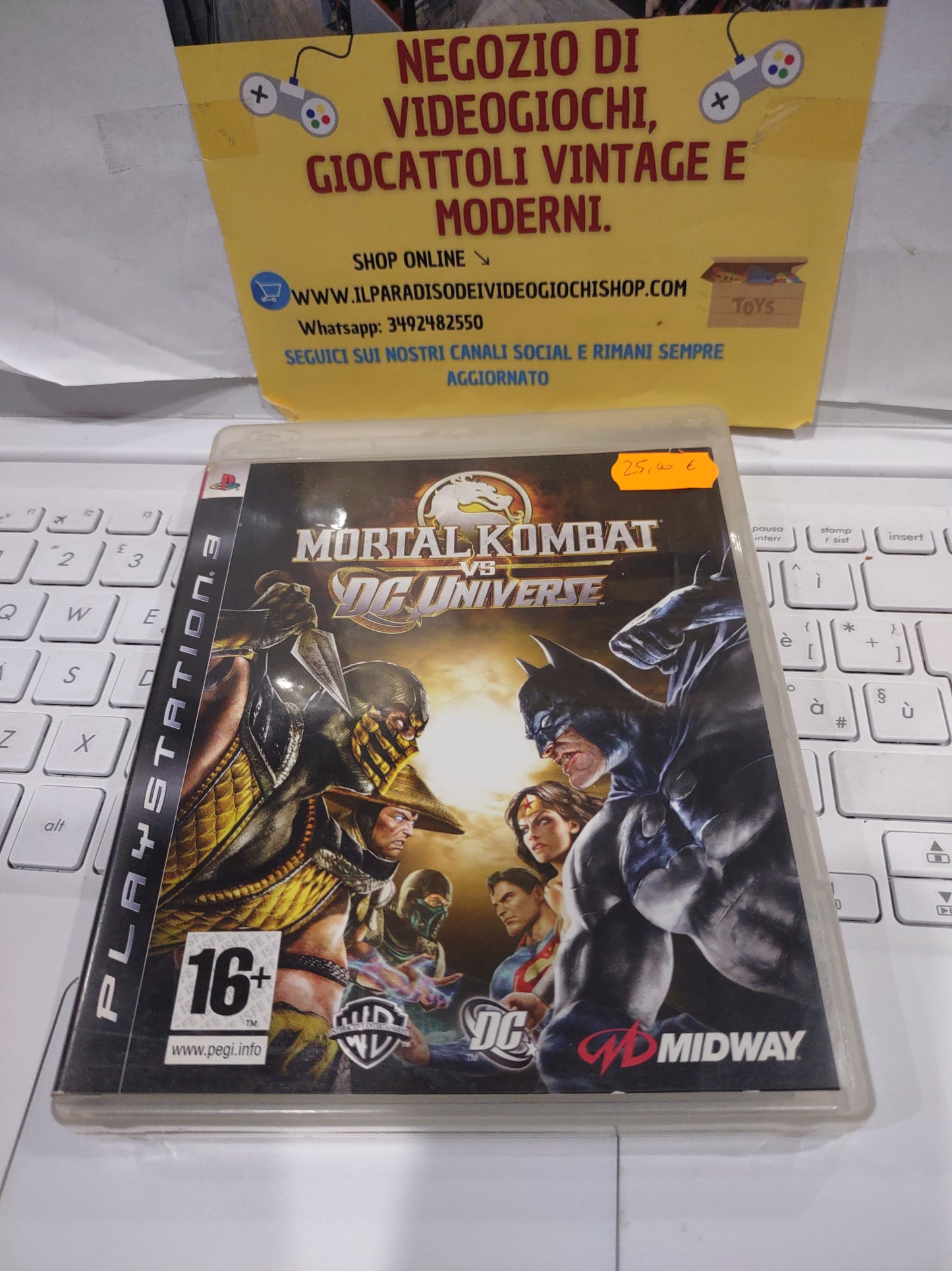 Gioco PlayStation ps3 mortal Kombat vs DC universe