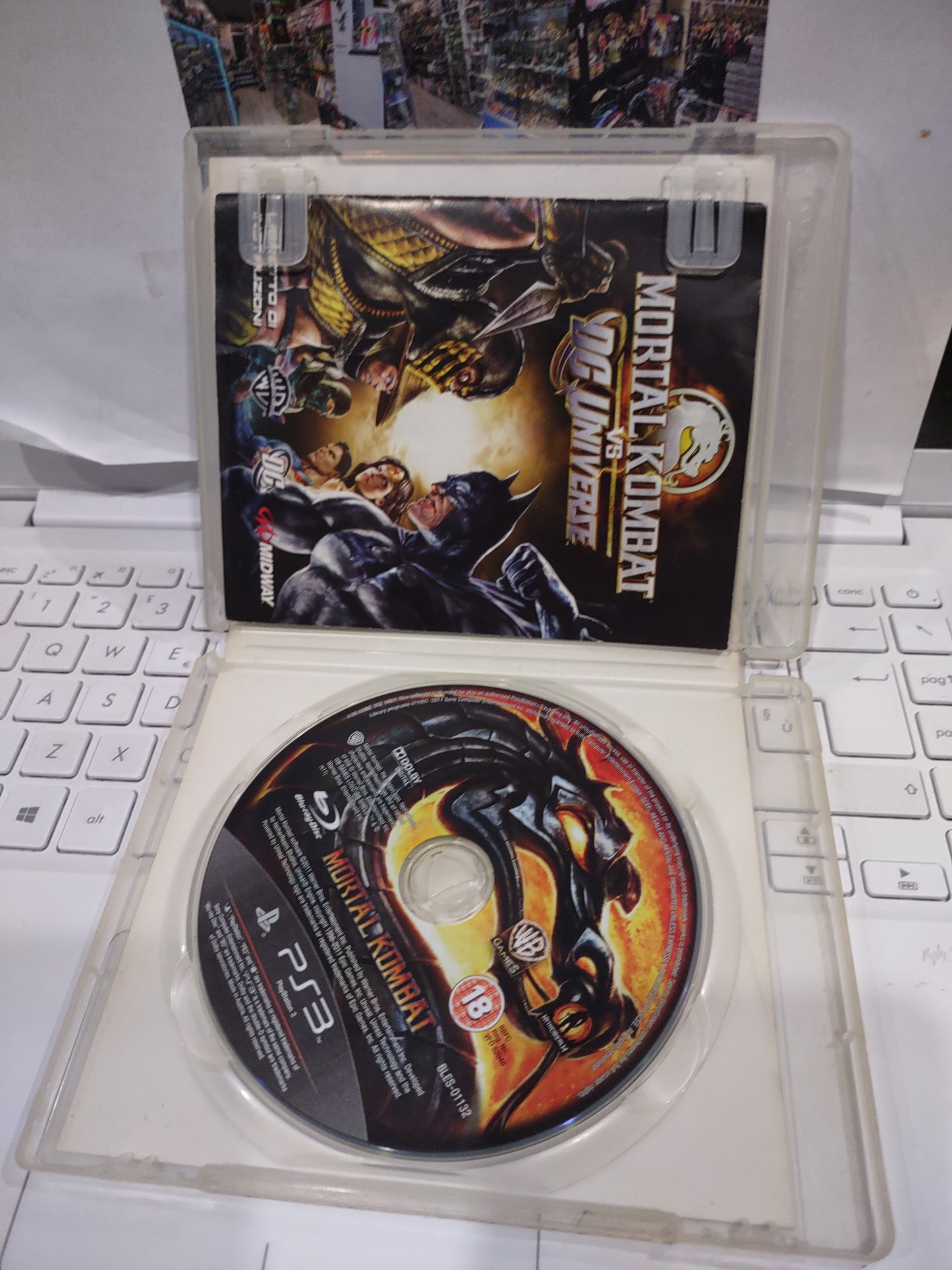 Gioco PlayStation ps3 mortal Kombat vs DC universe