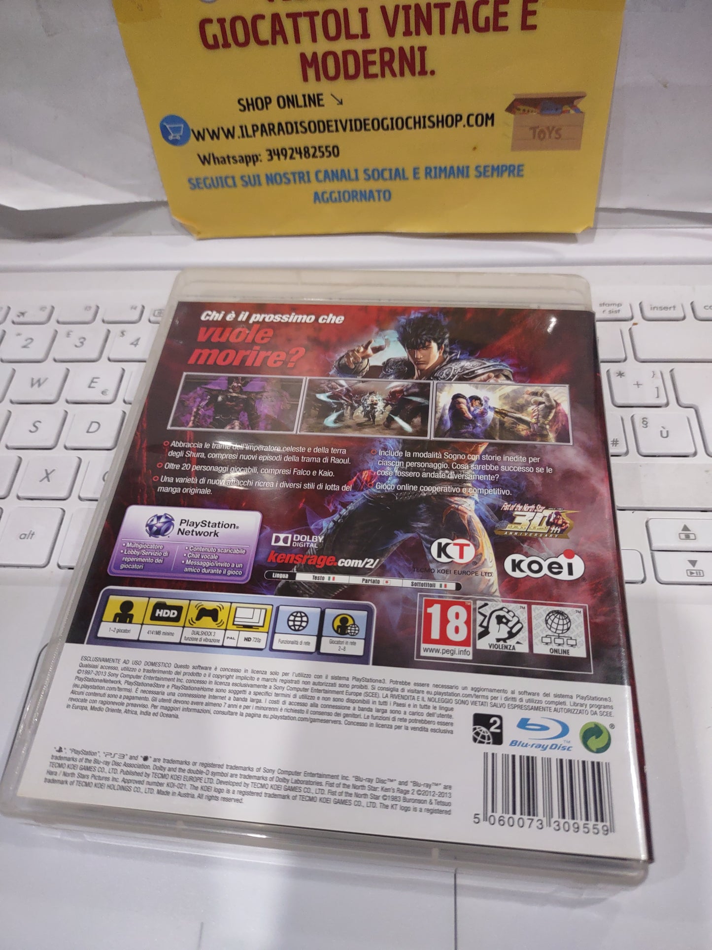Gioco PlayStation ps3 fiat of the North star Ken rage 2
