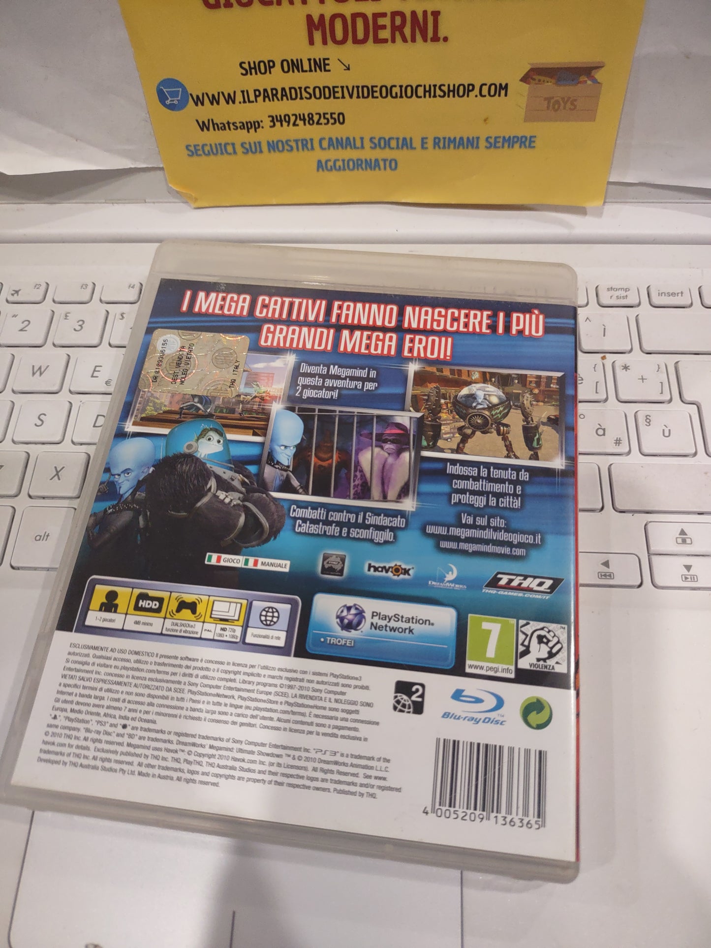 Gioco PlayStation ps3 megamind la resa dei conti