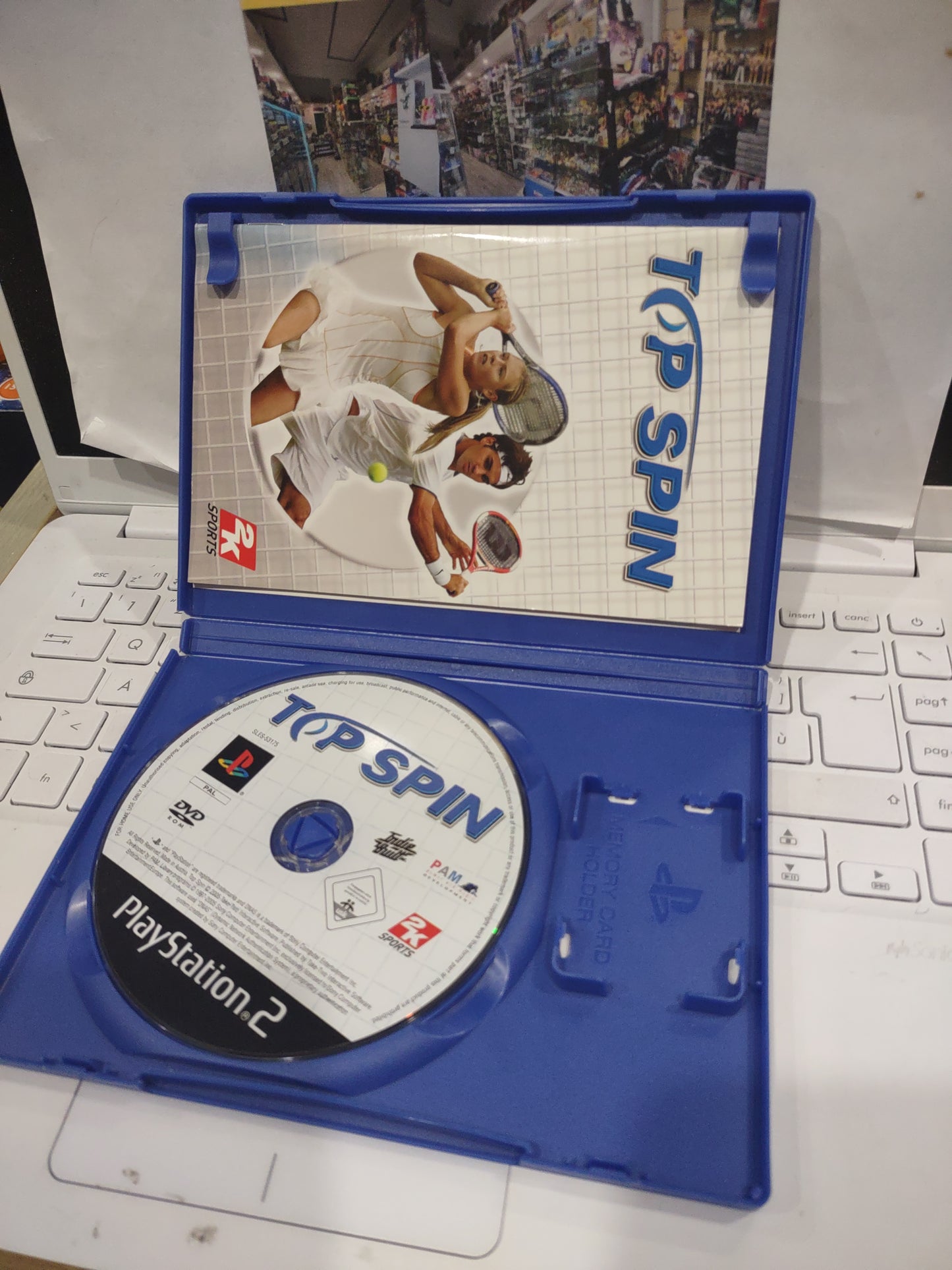Gioco top spin PlayStation PS2 completo