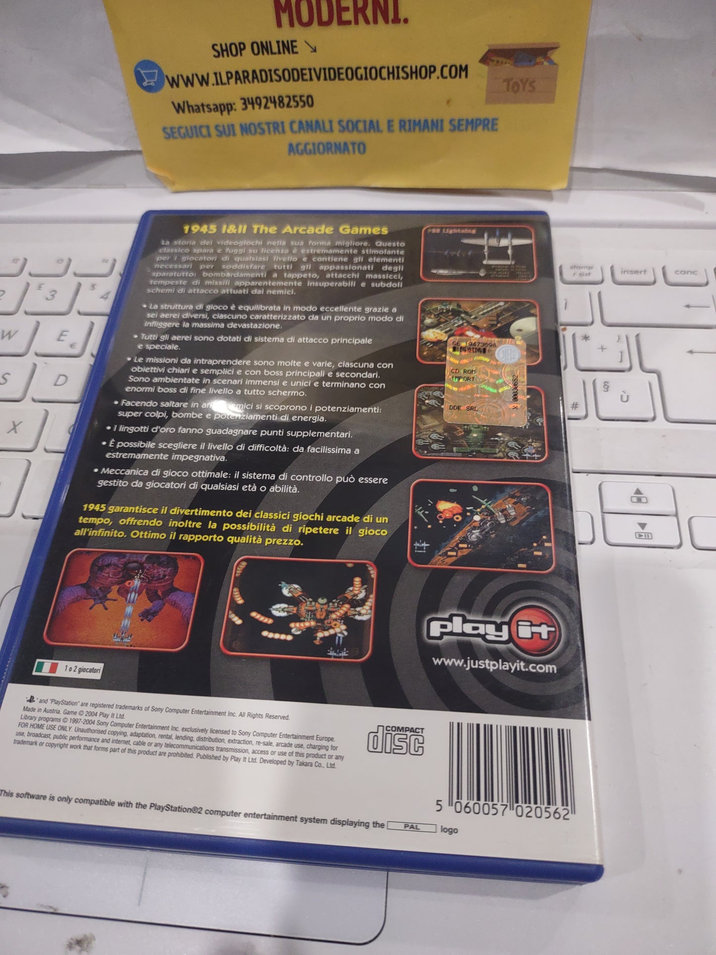 Gioco PlayStation PS2 1945 the Arcade games