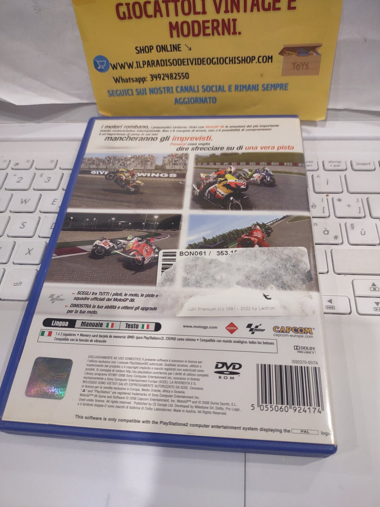 Gioco PlayStation PS2 MotoGP 2008 08