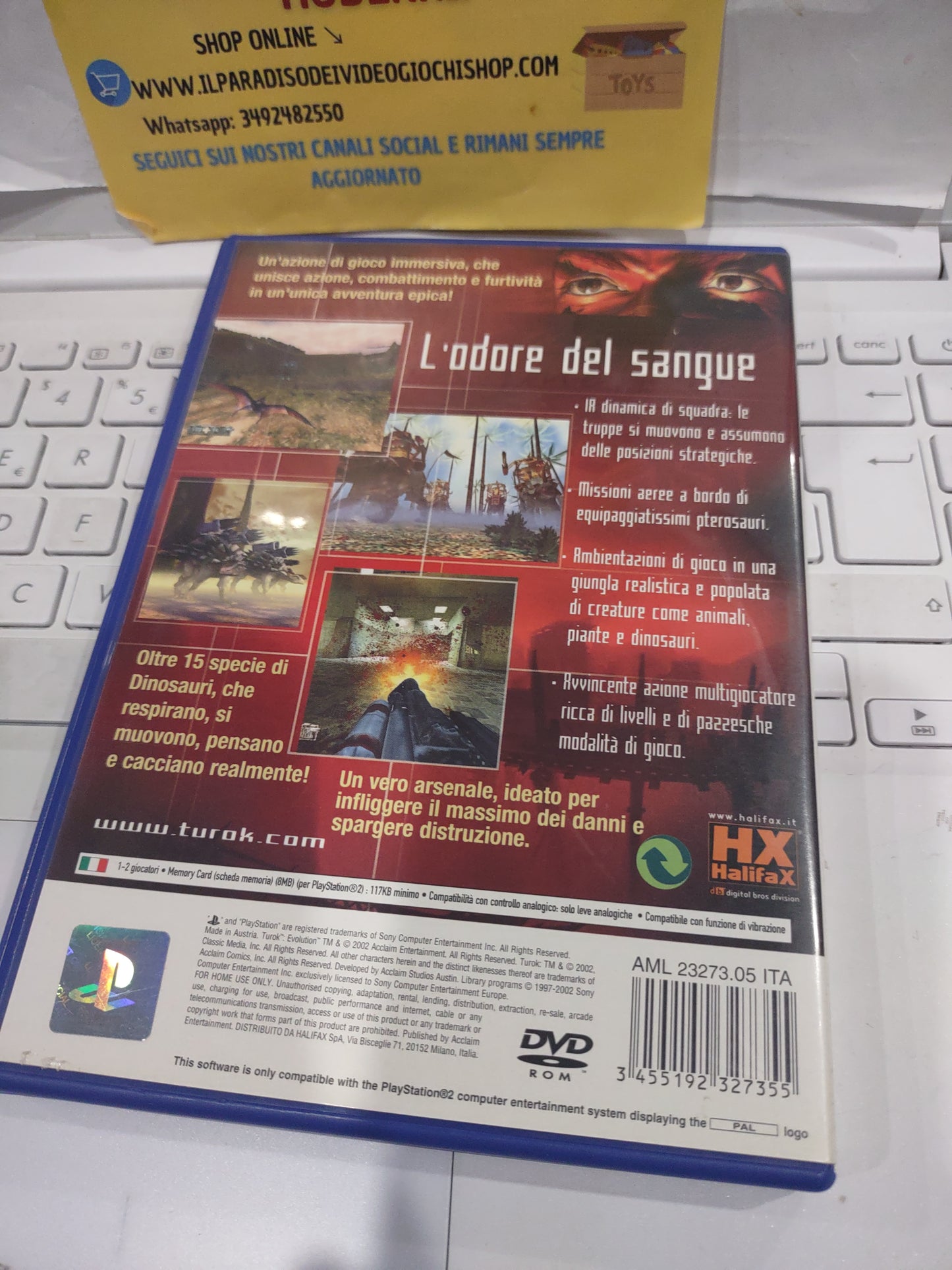 Gioco PlayStation PS2 turok Evolution ita