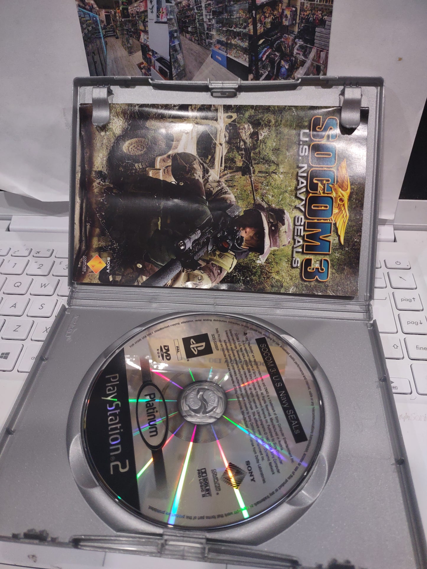 Gioco PlayStation PS2 socom 3 u.s. navy seals