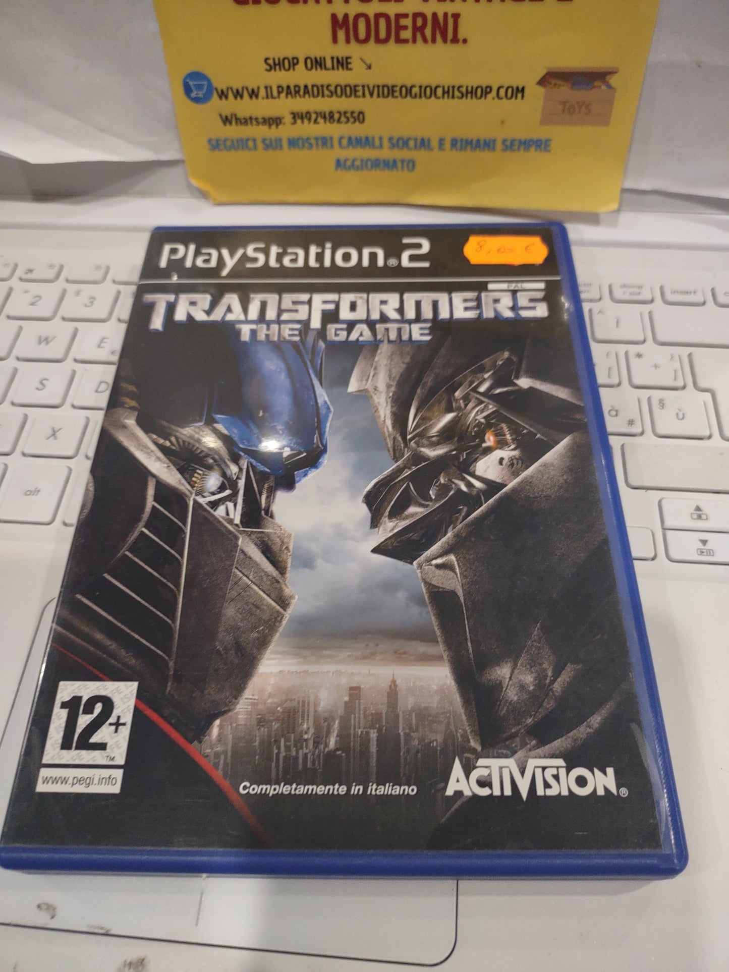 Gioco PlayStation PS2 Transformers the game