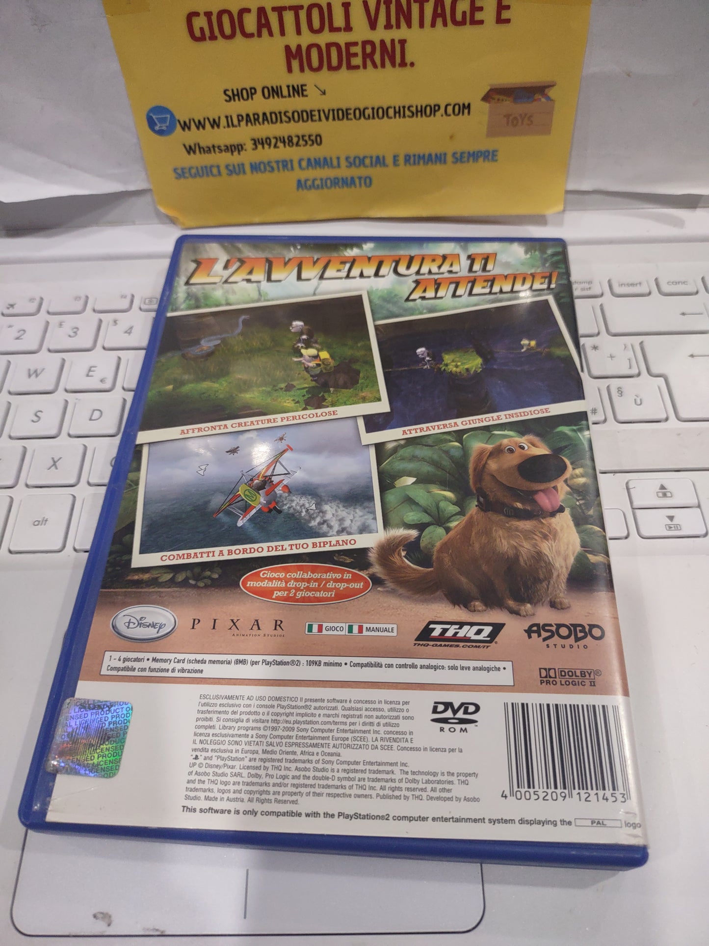 Gioco PlayStation PS2 Disney Pixar UP PAL ita