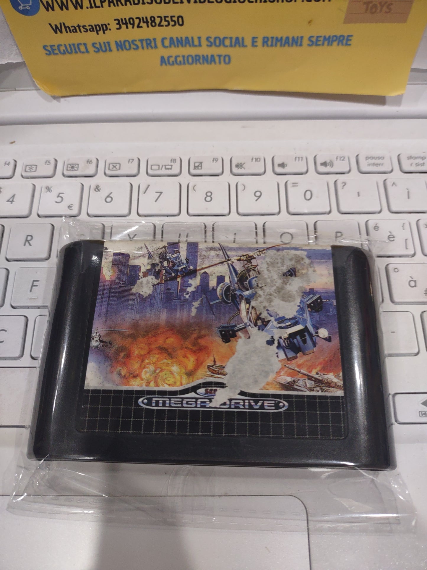 Gioco sega mega drive Super thunder Hawk cartuccia