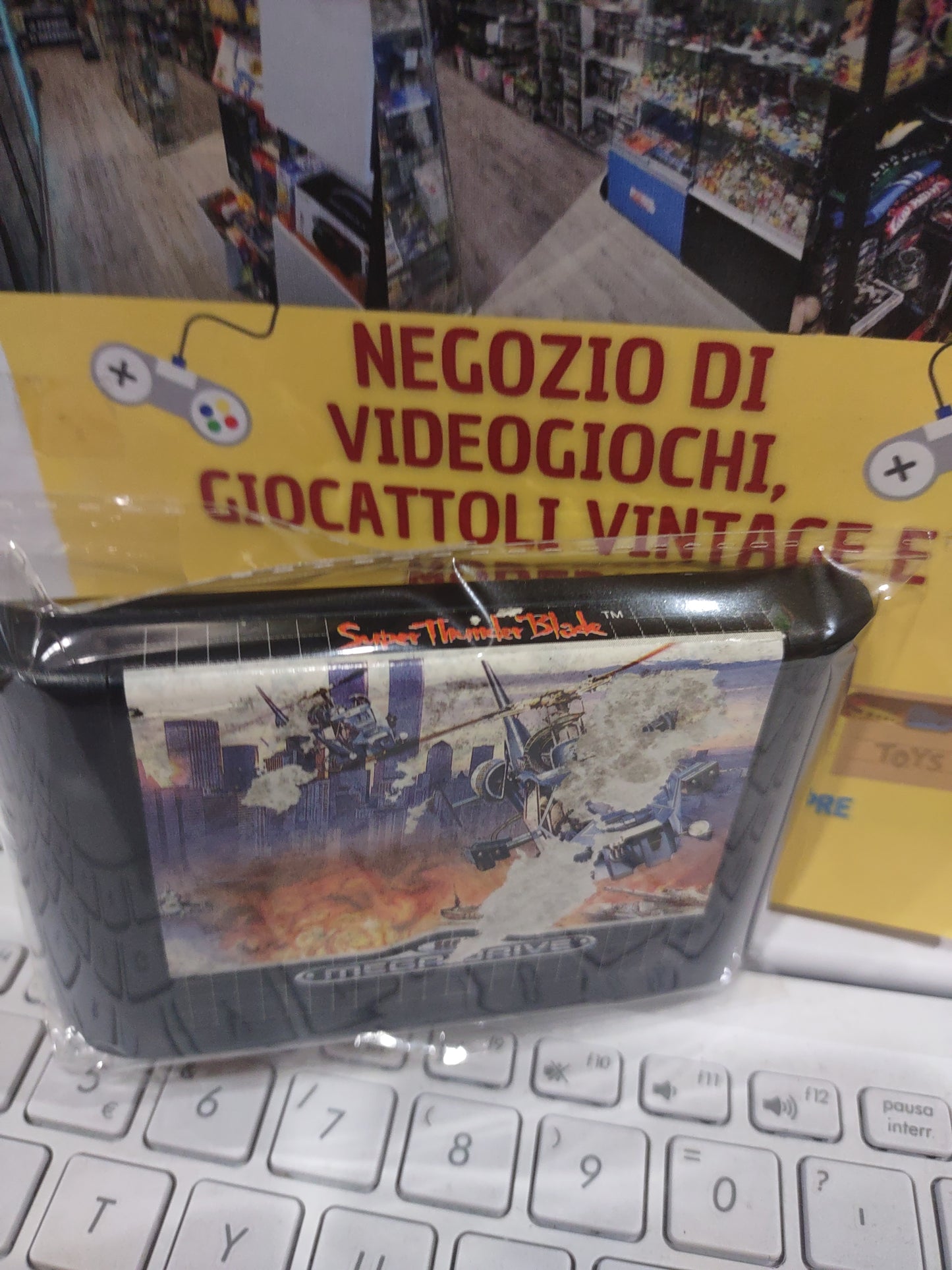 Gioco sega mega drive Super thunder Hawk cartuccia