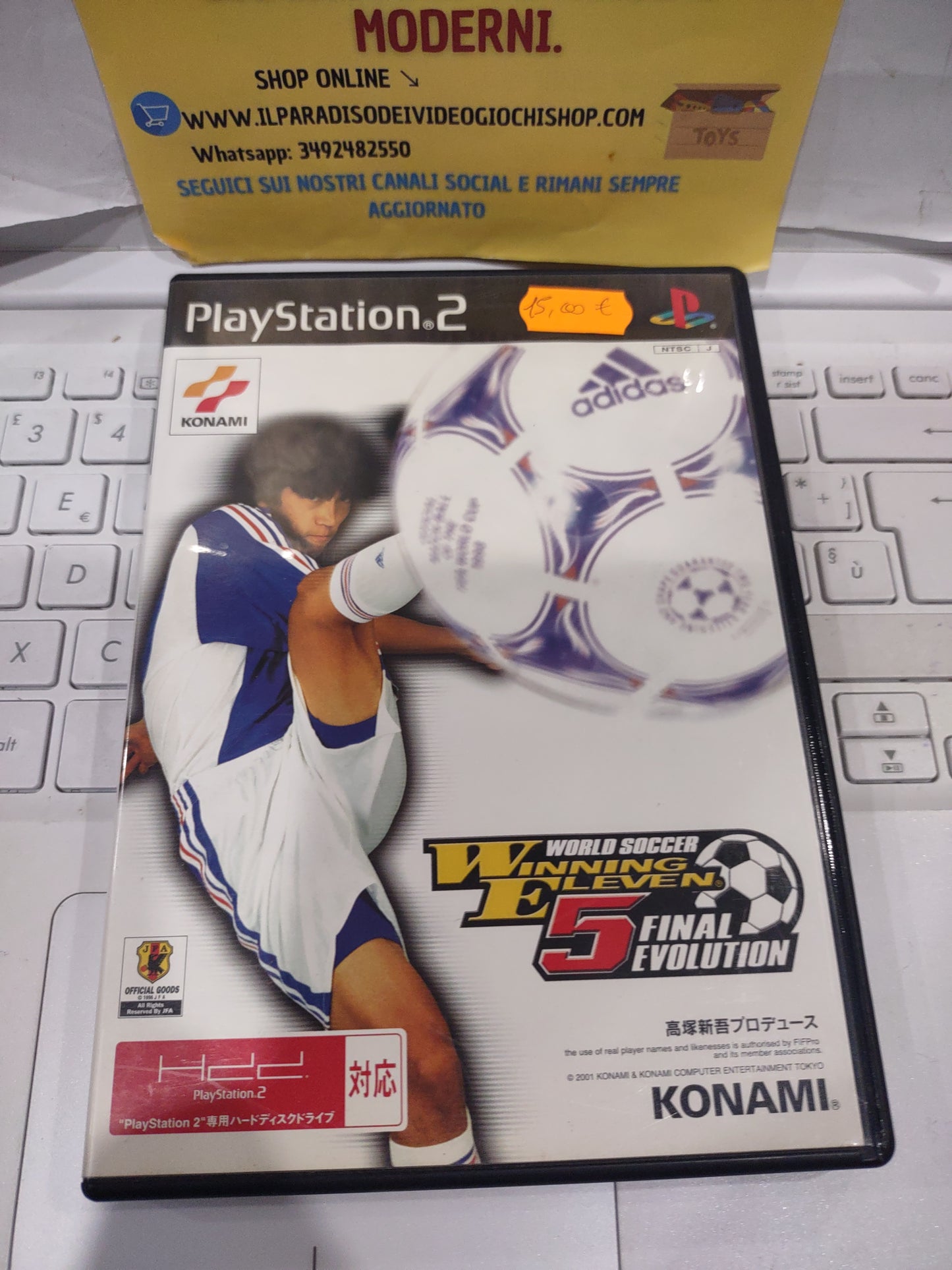 Gioco PlayStation PS2 winning Eleven 5 world soccer Japan