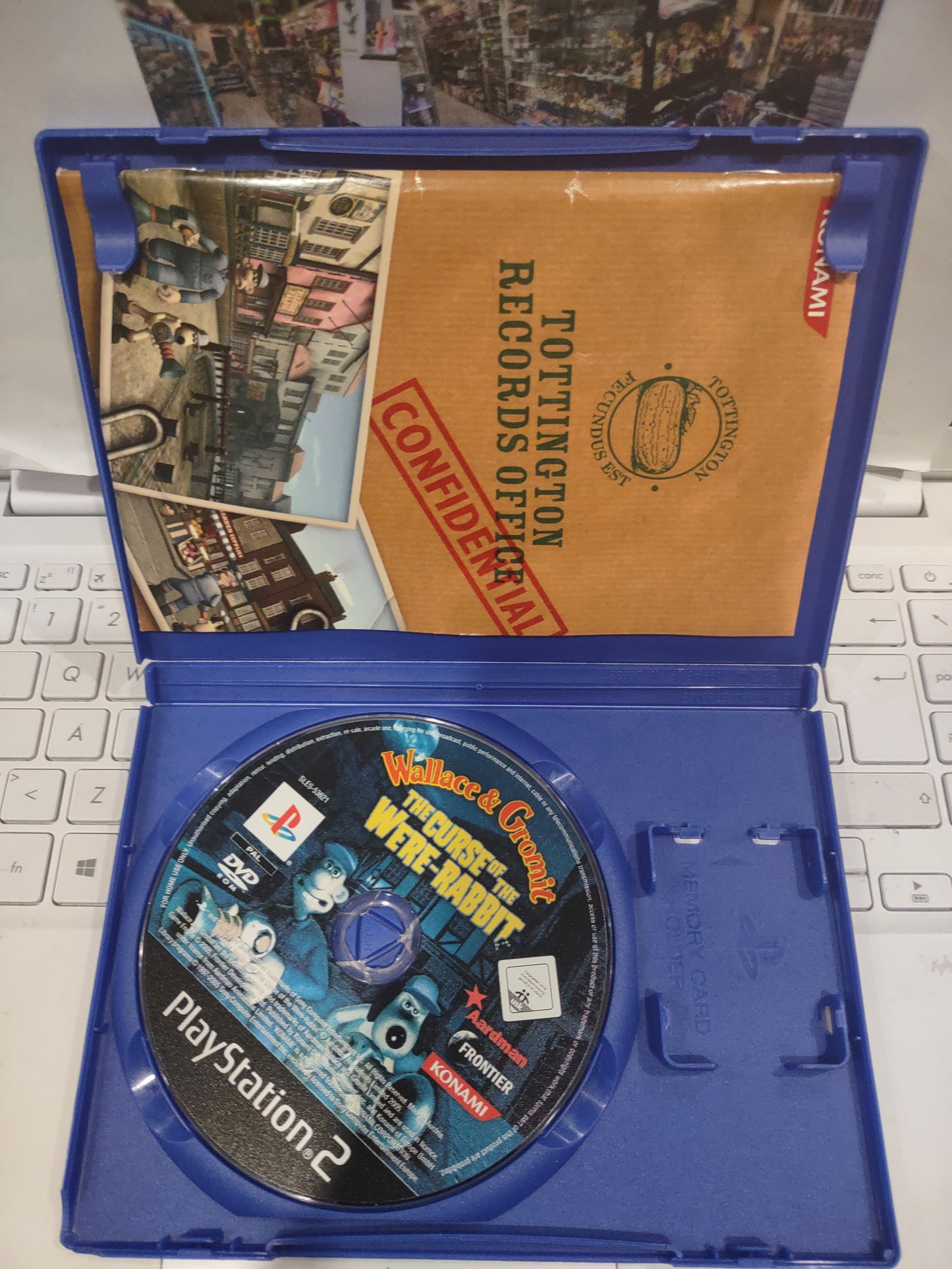 Gioco PlayStation PS2 Wallace and gromit la maledizione del coniglio mannaro