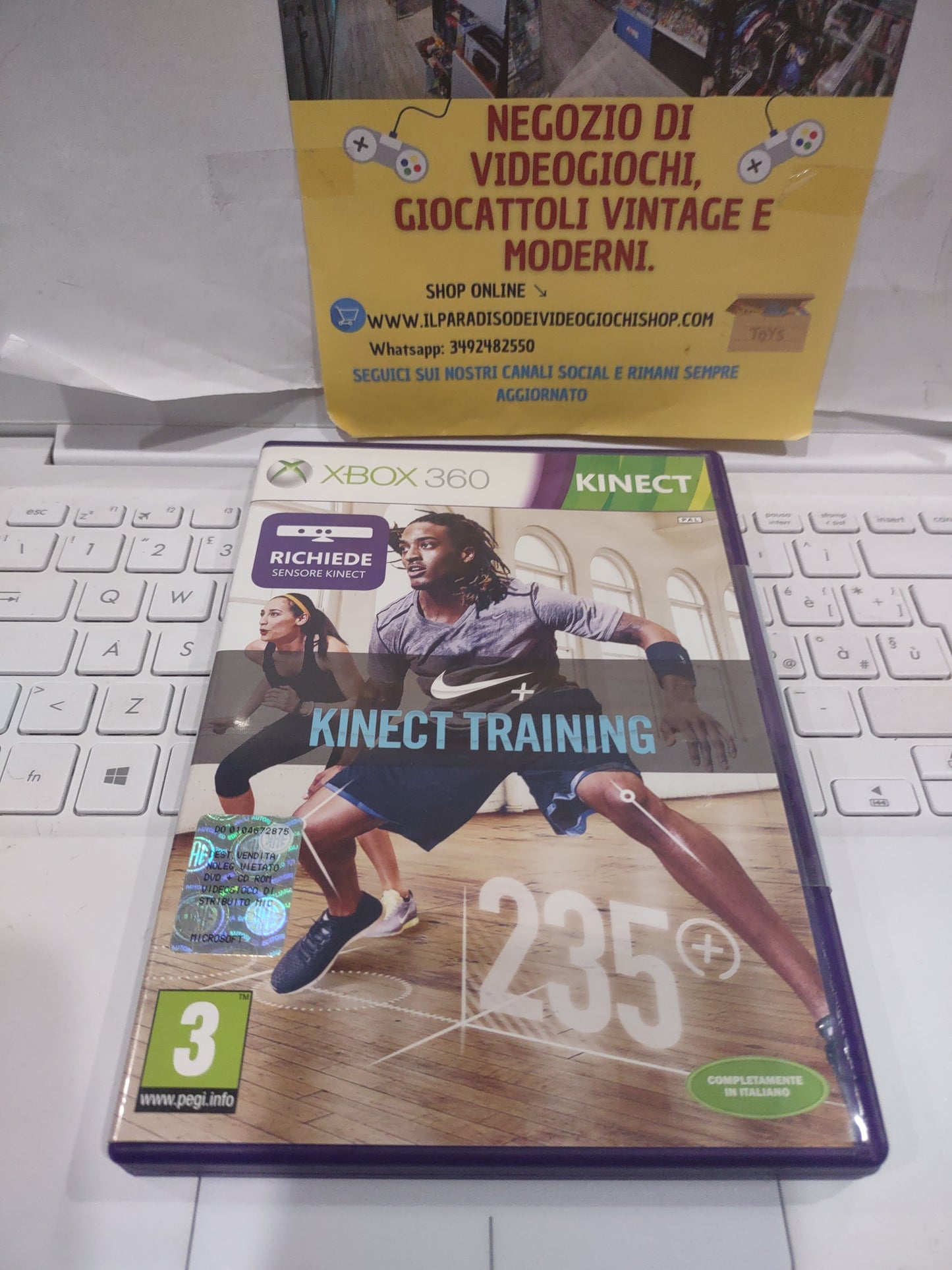 Gioco Xbox 360 Kinect training Nike