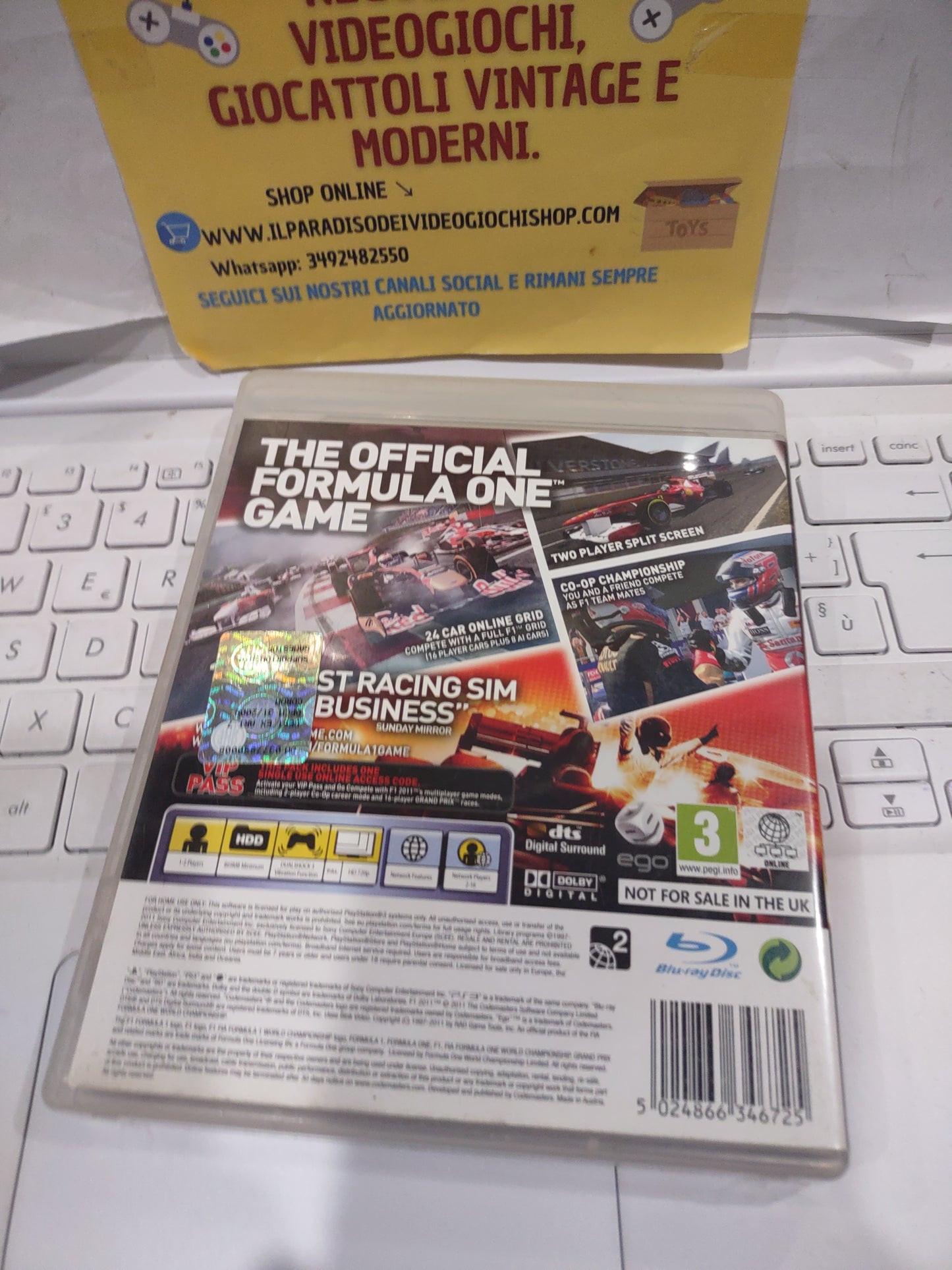 Gioco PlayStation ps3 formula uno F1 2011