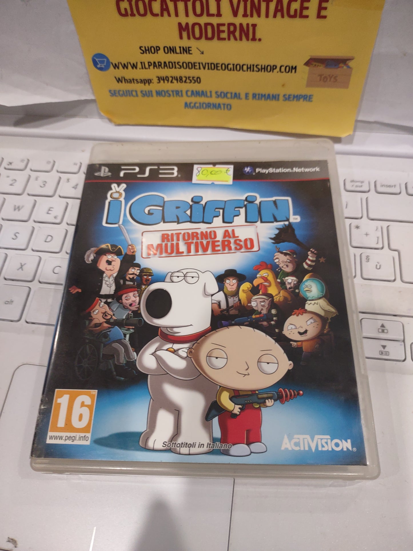 Gioco PlayStation ps3 i Griffin ritorno al multiverso PAL ITA